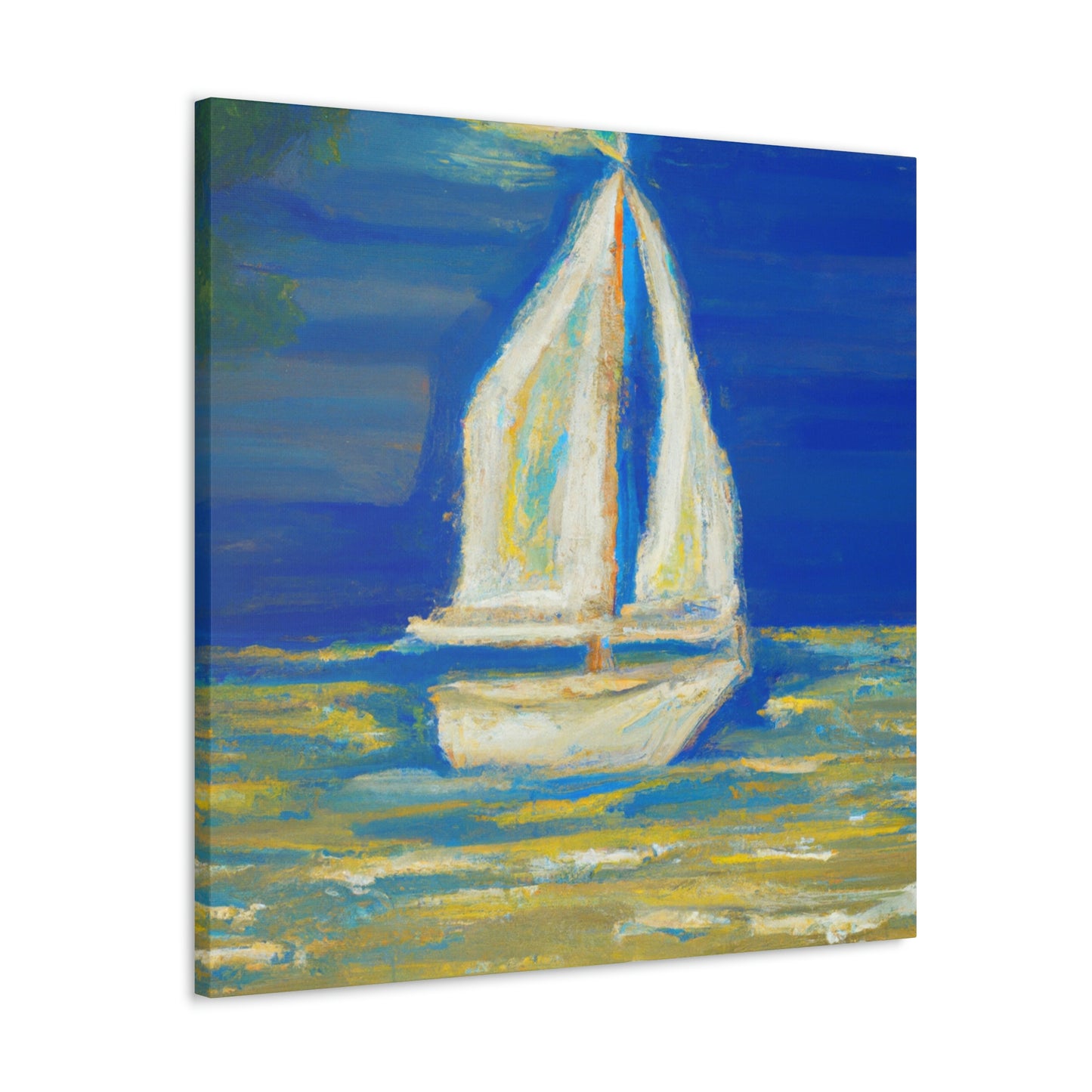 "Sailboat at Sea" - Canvas