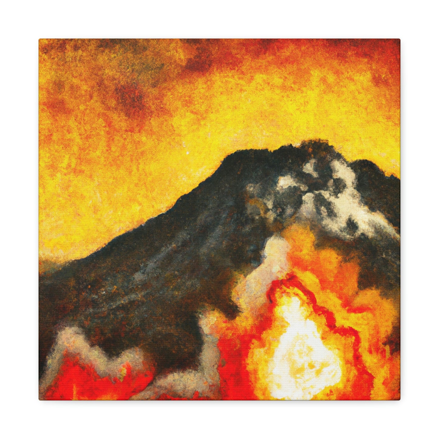 Volcanic Inferno Blaze - Canvas