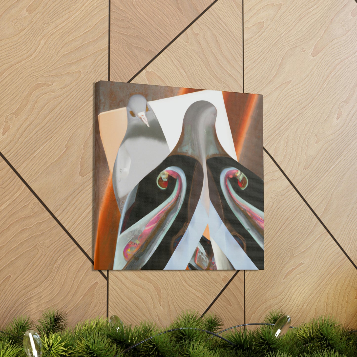 Mourning Dove Reflection - Canvas