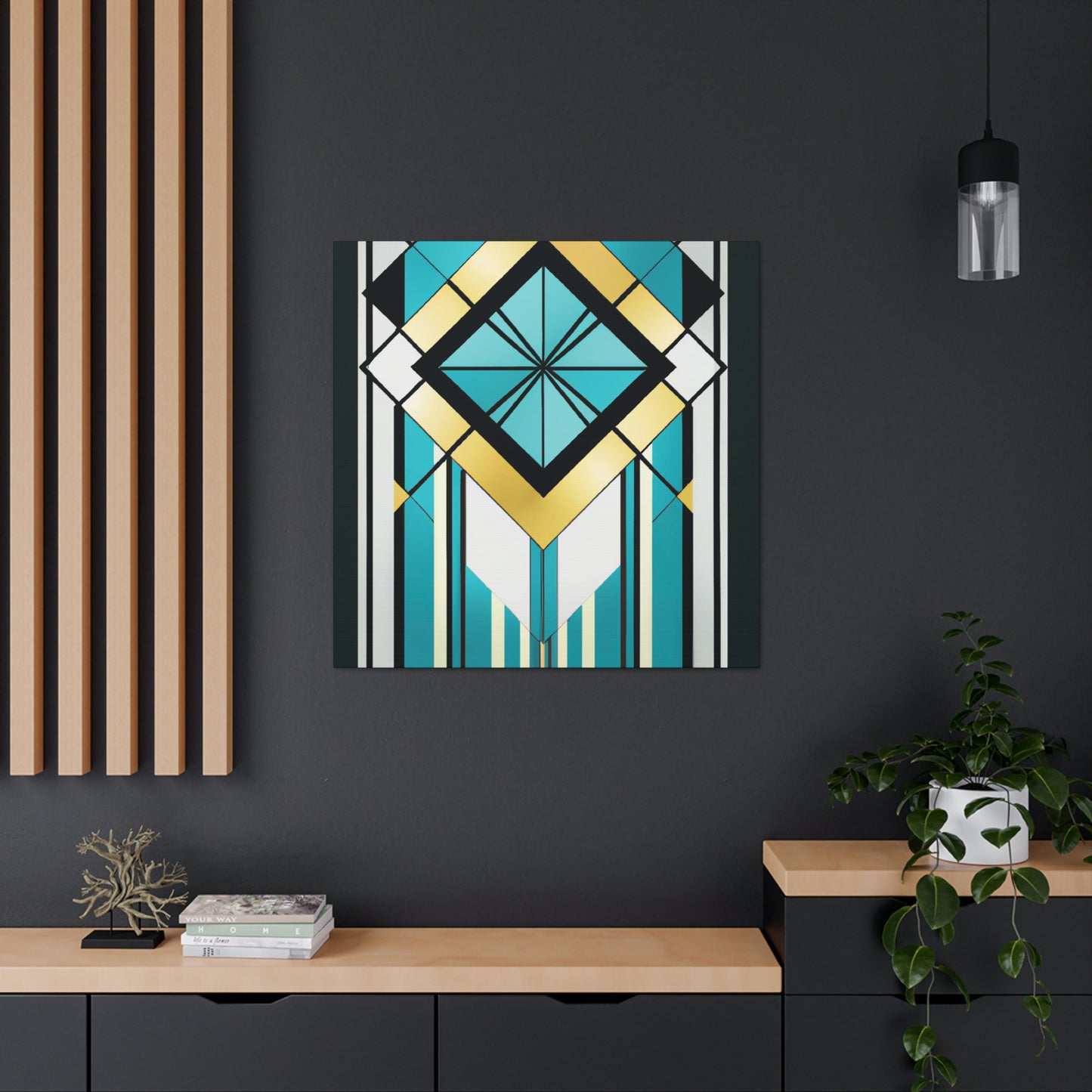 "Dazzling Deco Splendor" - Canvas