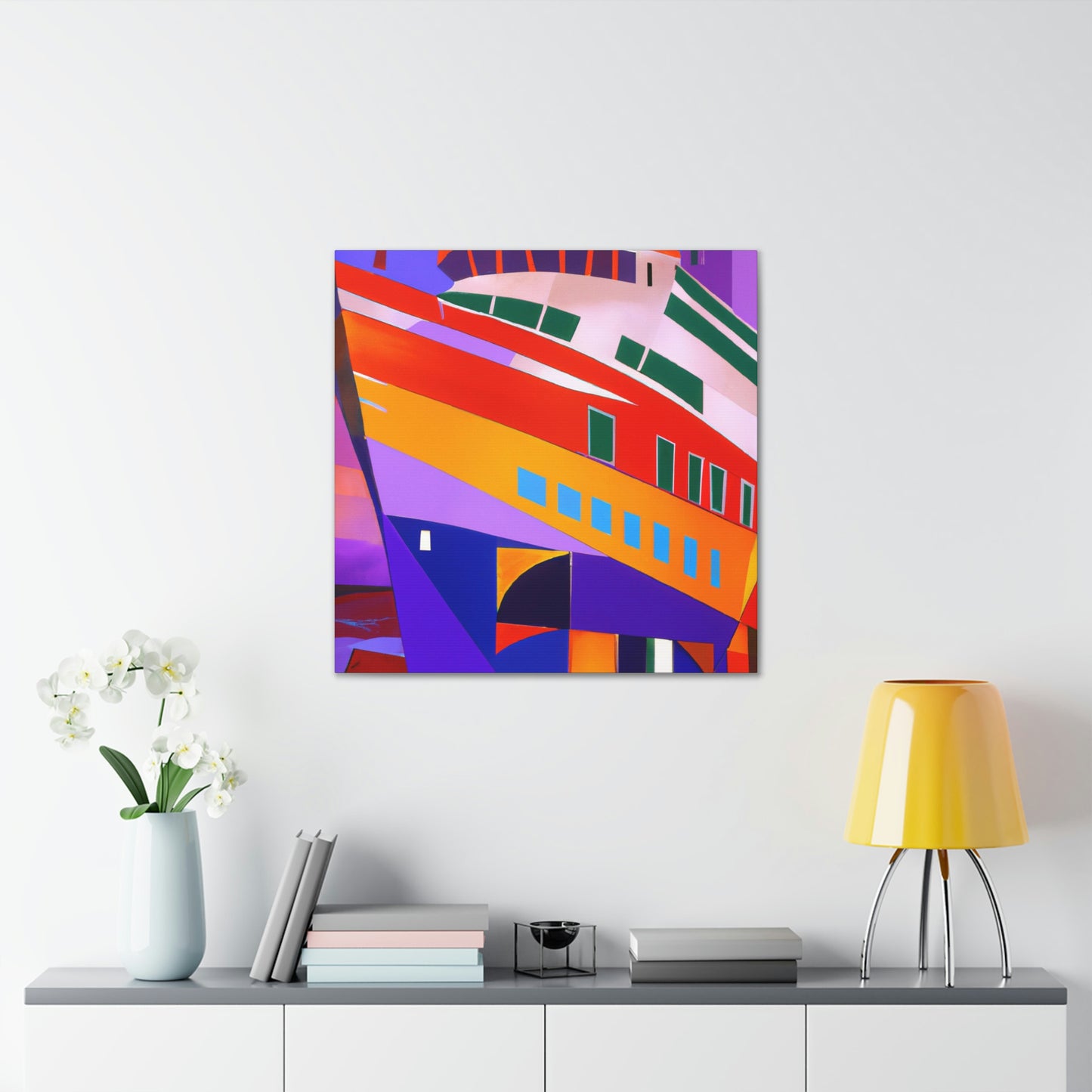 Ferry of the Roaring Twenties. - Canvas