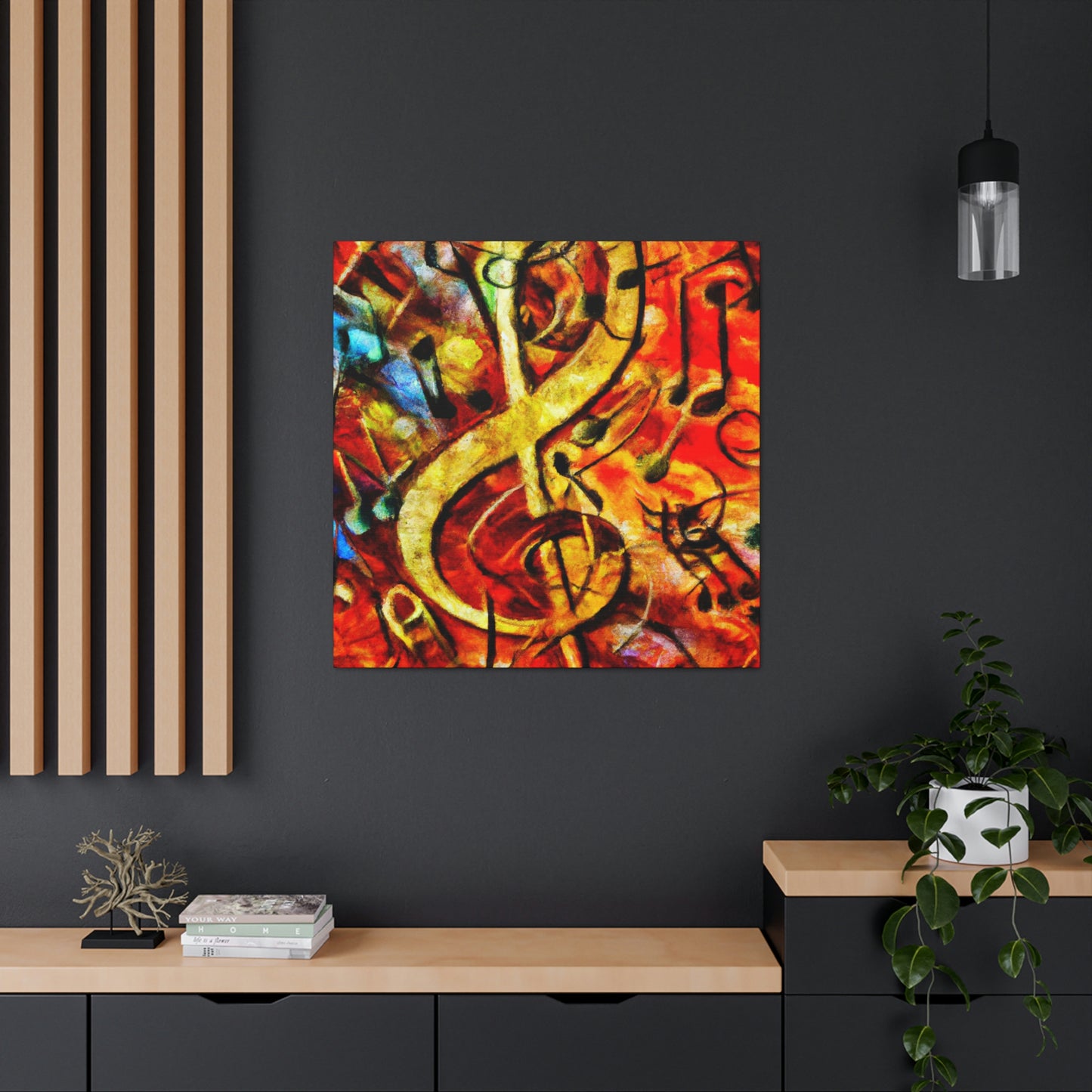 "Music of Abstraction" - Canvas