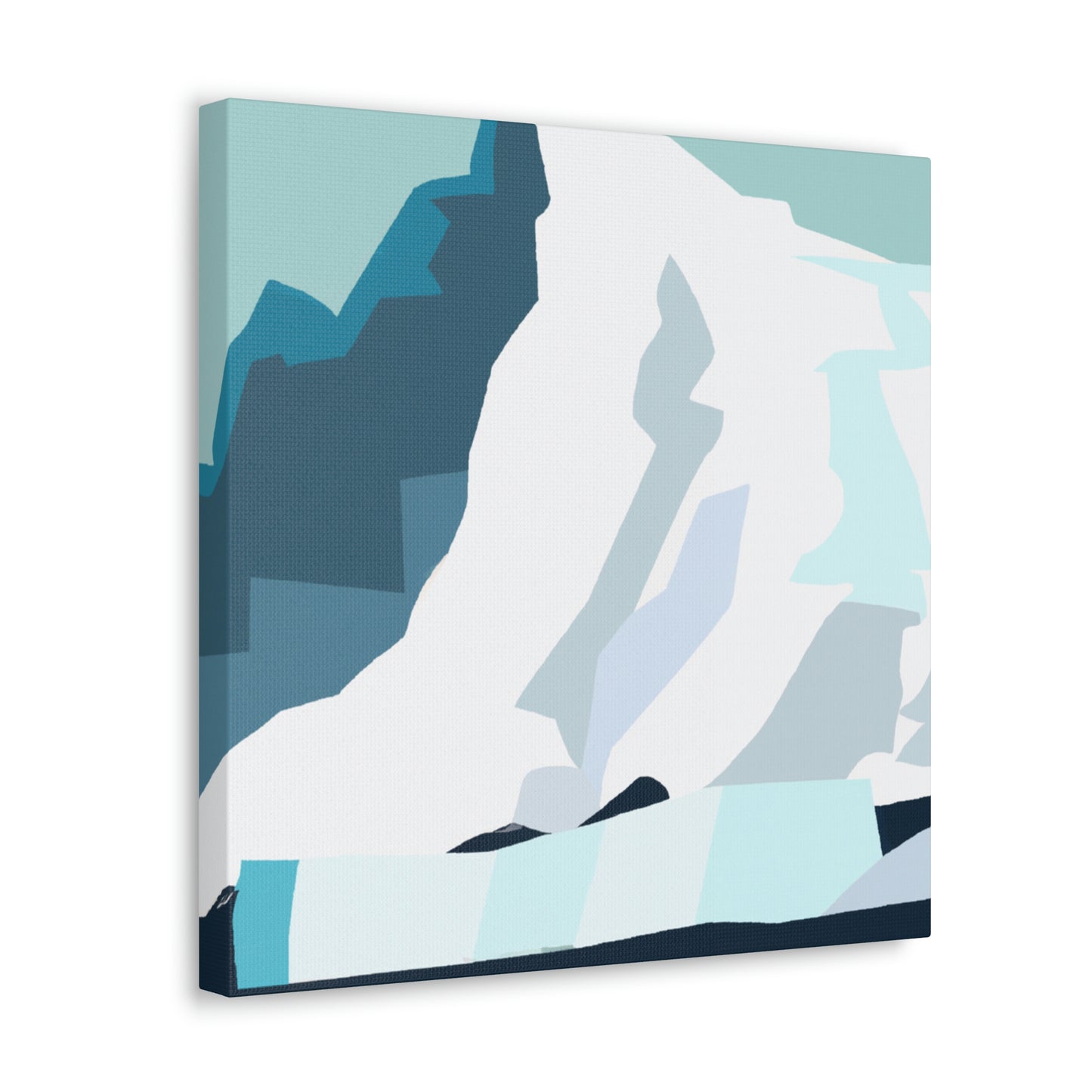 Glacial Minimalism Art - Canvas