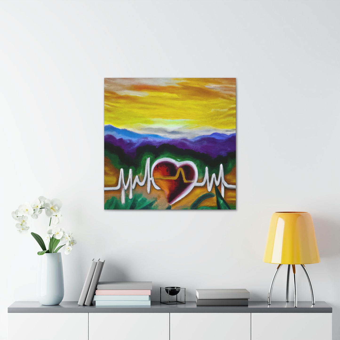 Love's Beatitudes. - Canvas