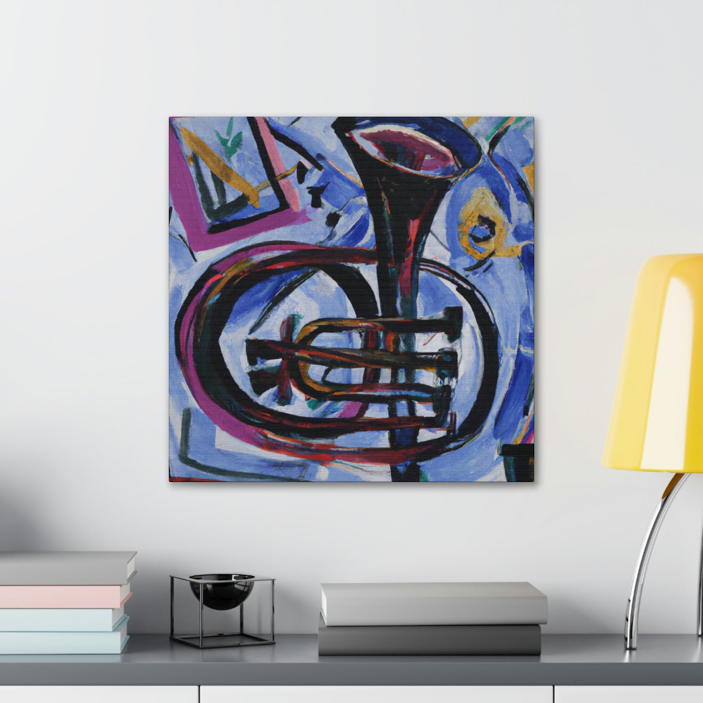 Trumpet in Expressionism - Canvas