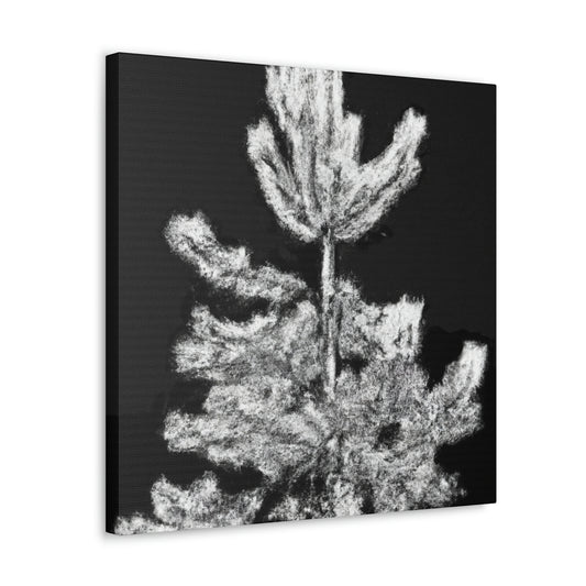 "Pine Trees in Deco" - Canvas