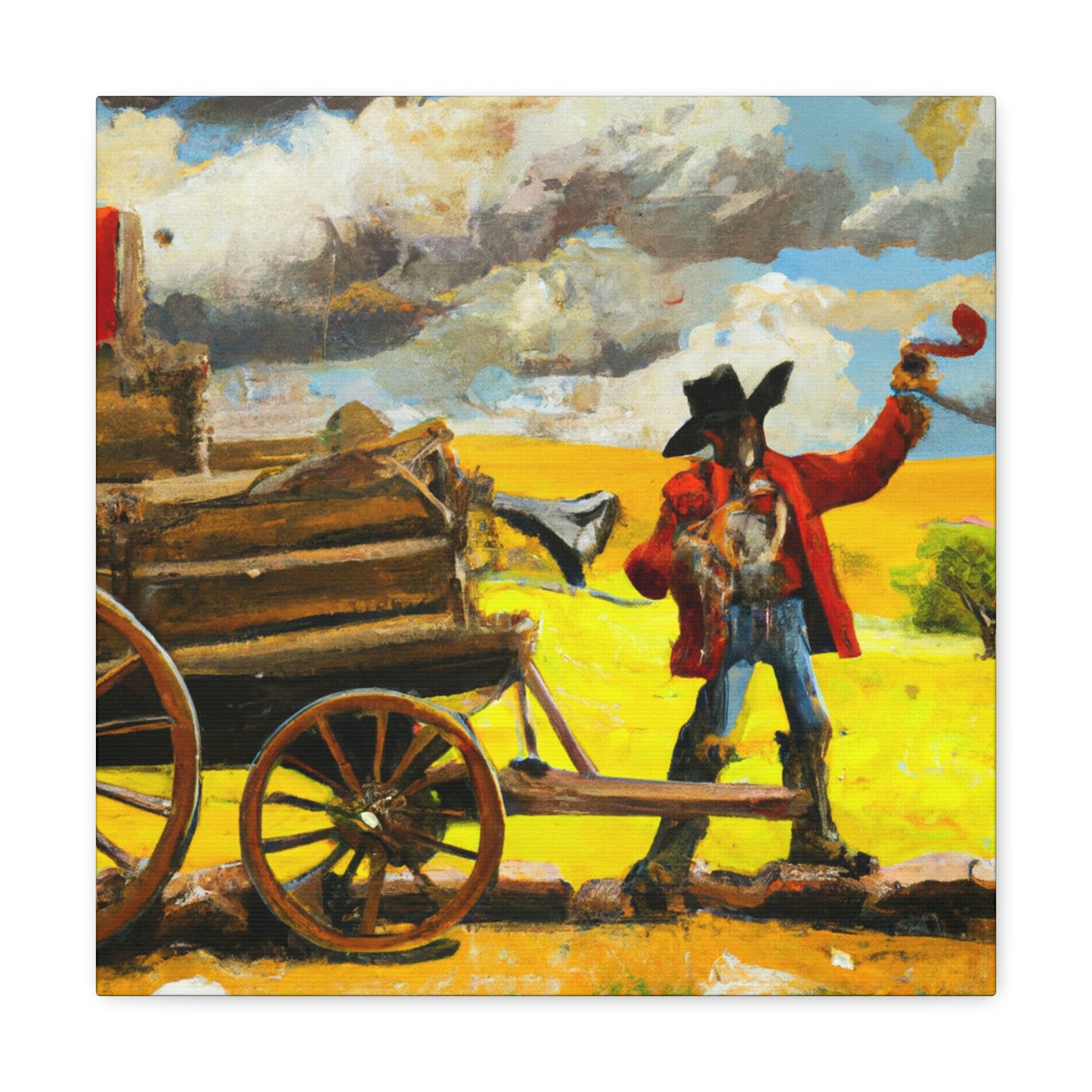 "Wagon of Possibilities" - Canvas