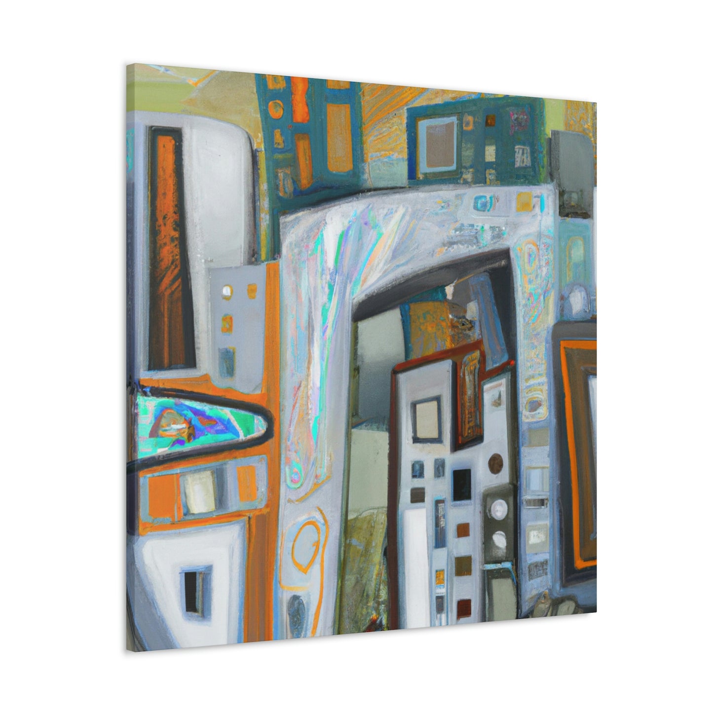 "Urban Vibrancy 1940s" - Canvas