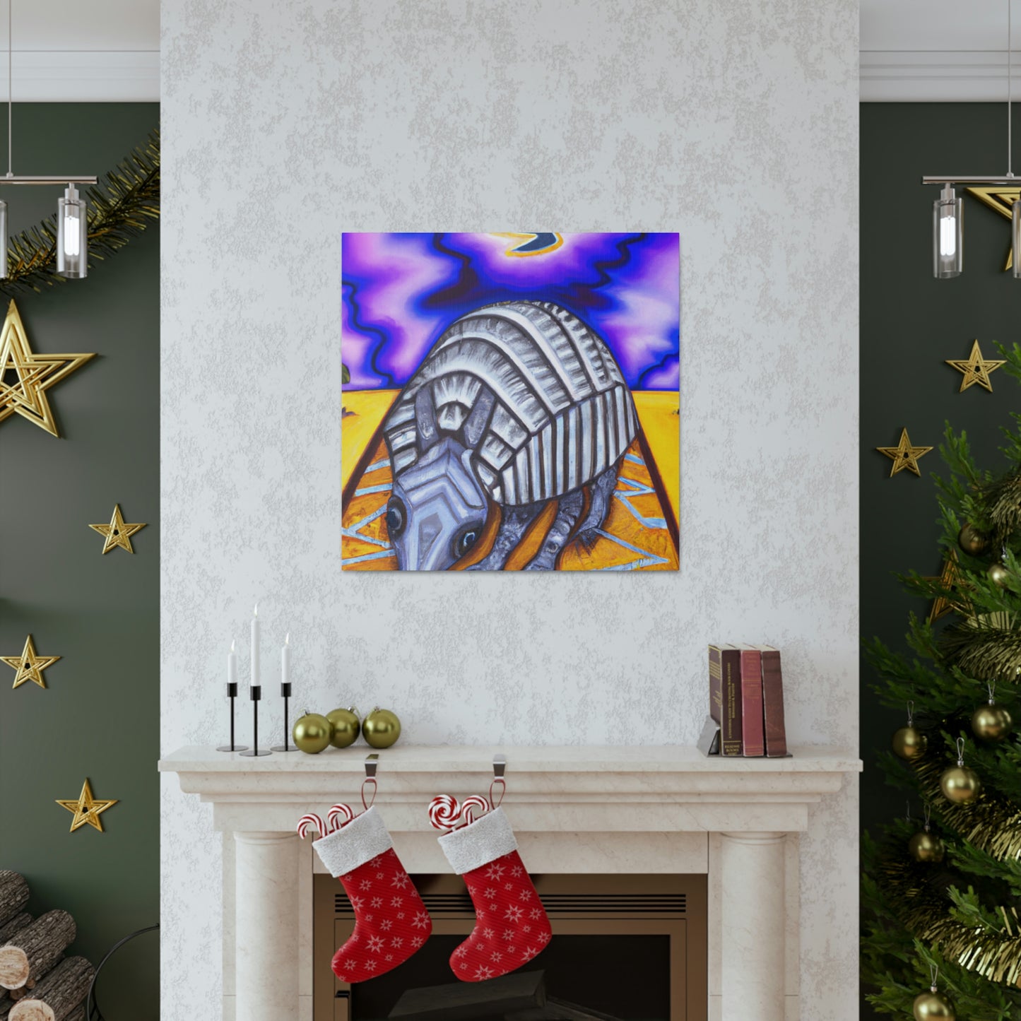 Armadillo in Deco - Canvas