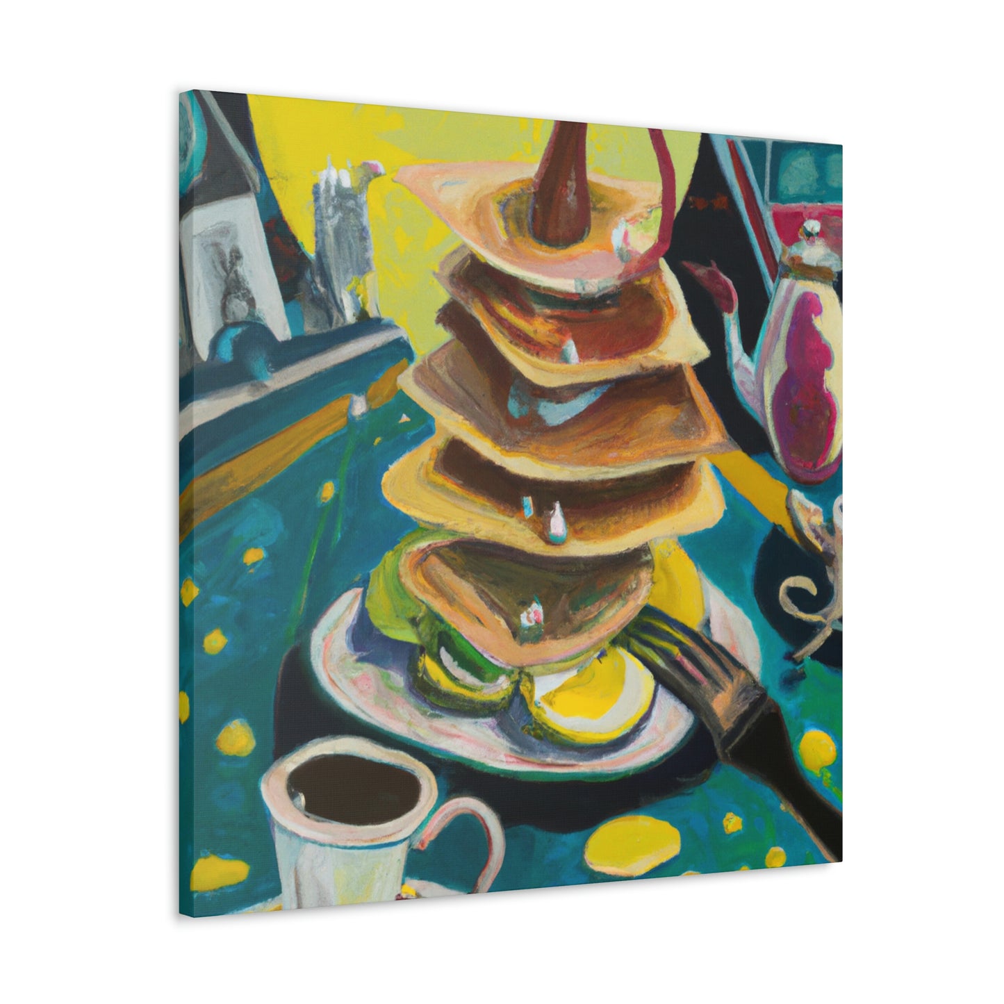 "Pancakes in Surrealism" - Canvas