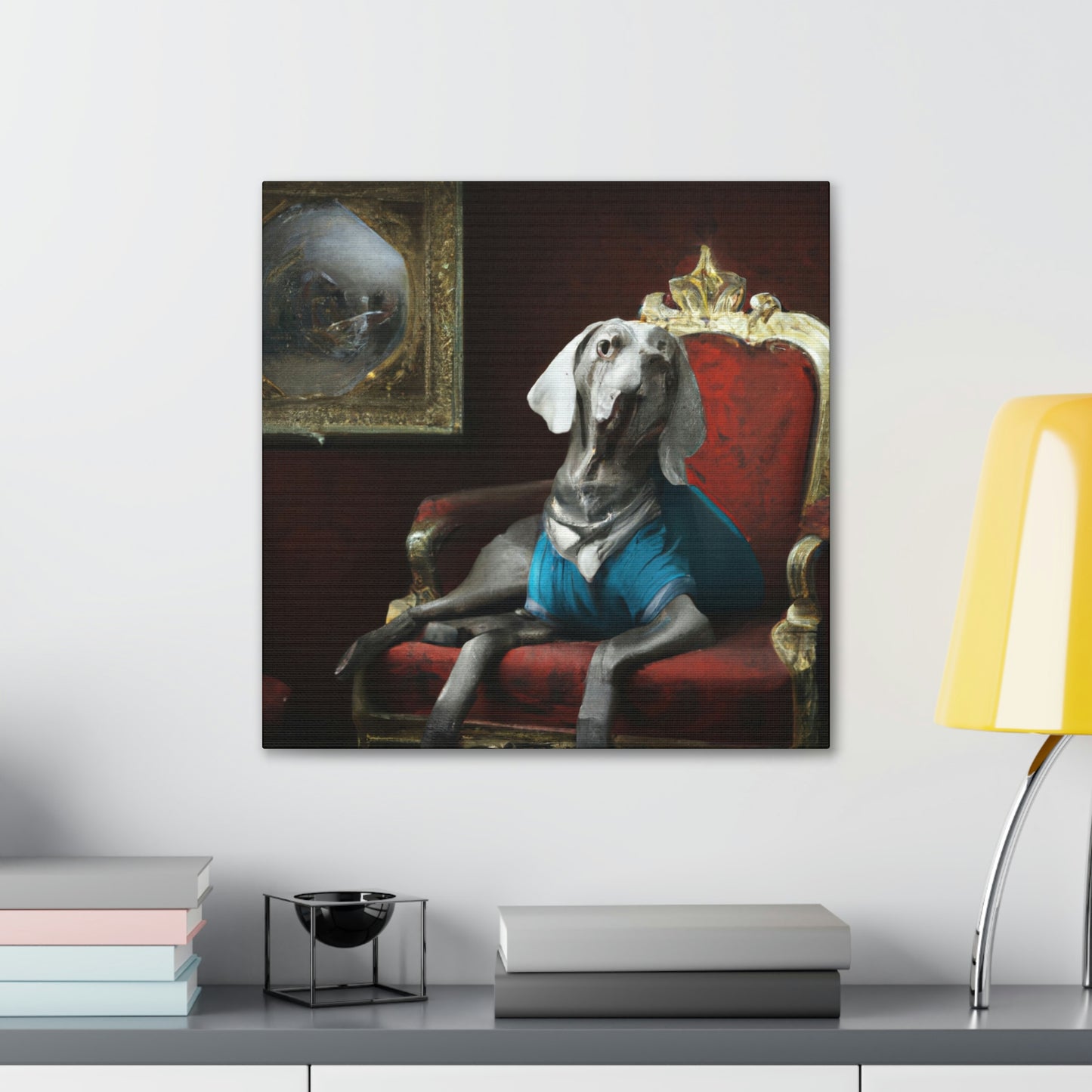 "The Weimaraner Regal" - Canvas