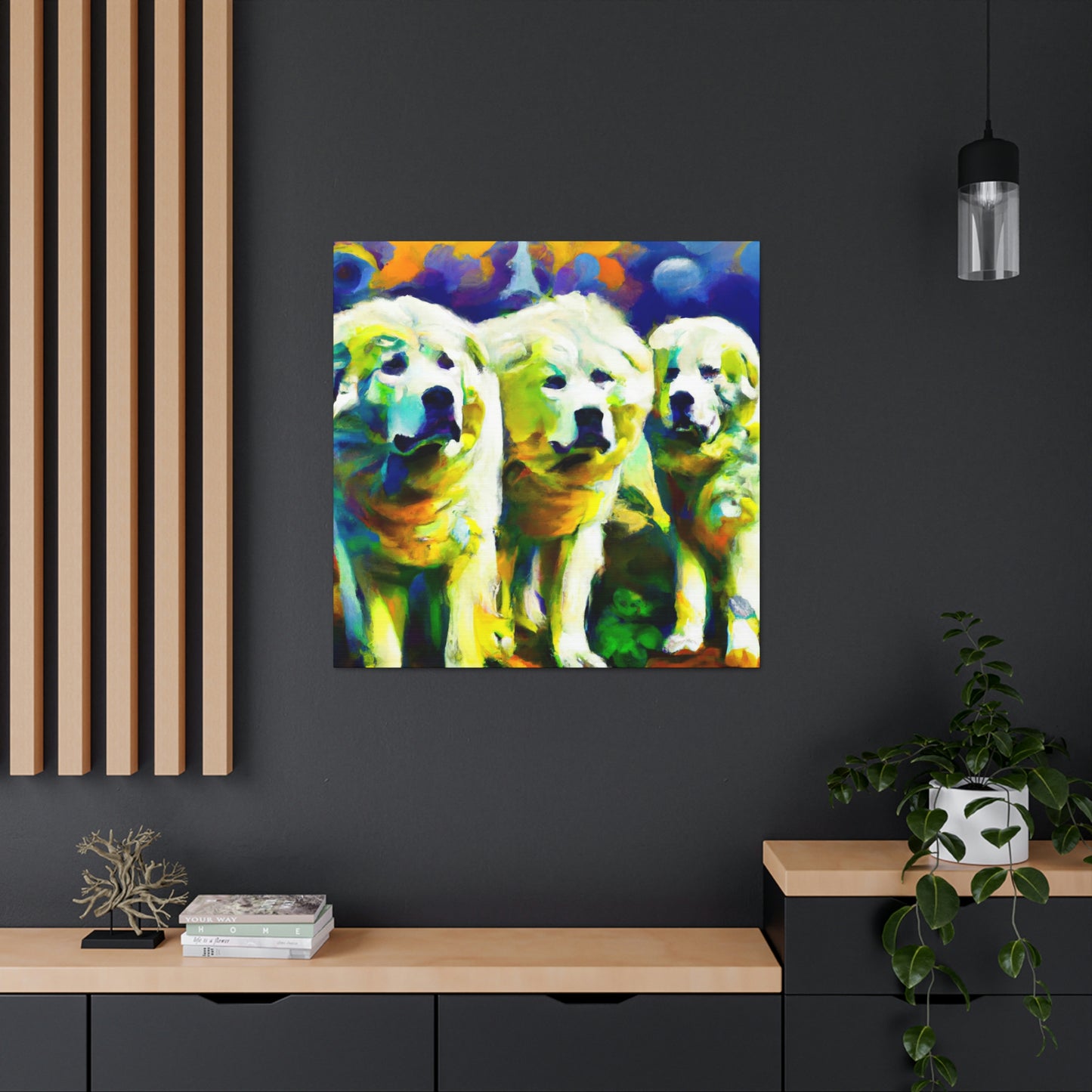 Great Pyrenees Mystery - Canvas