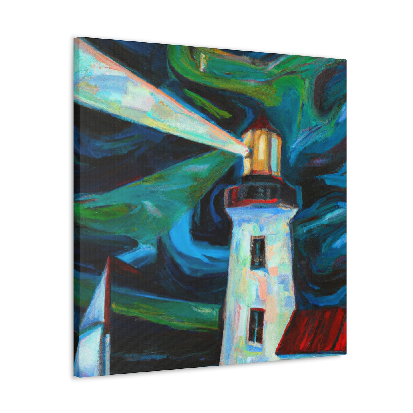 "Lighthouse on the Shore" - Canvas