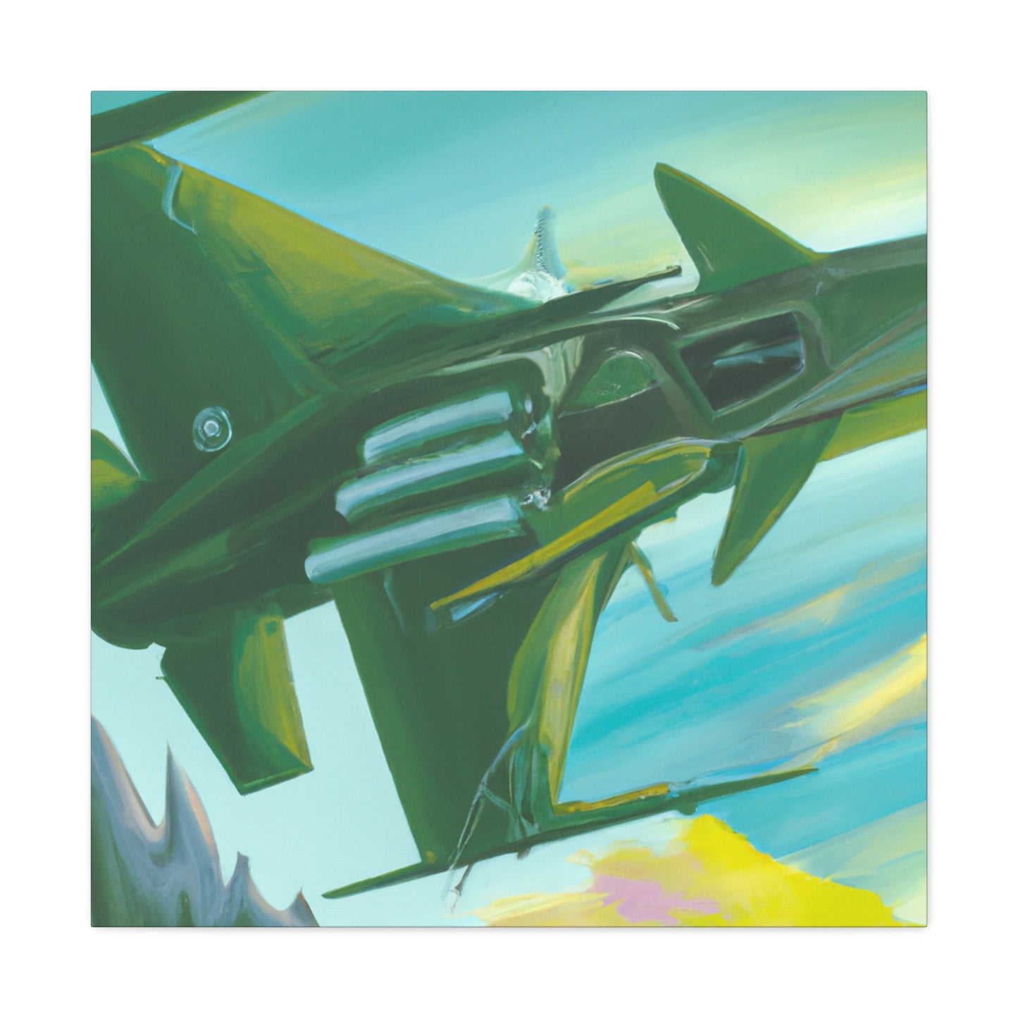 Jet Fighter Surrealism - Canvas