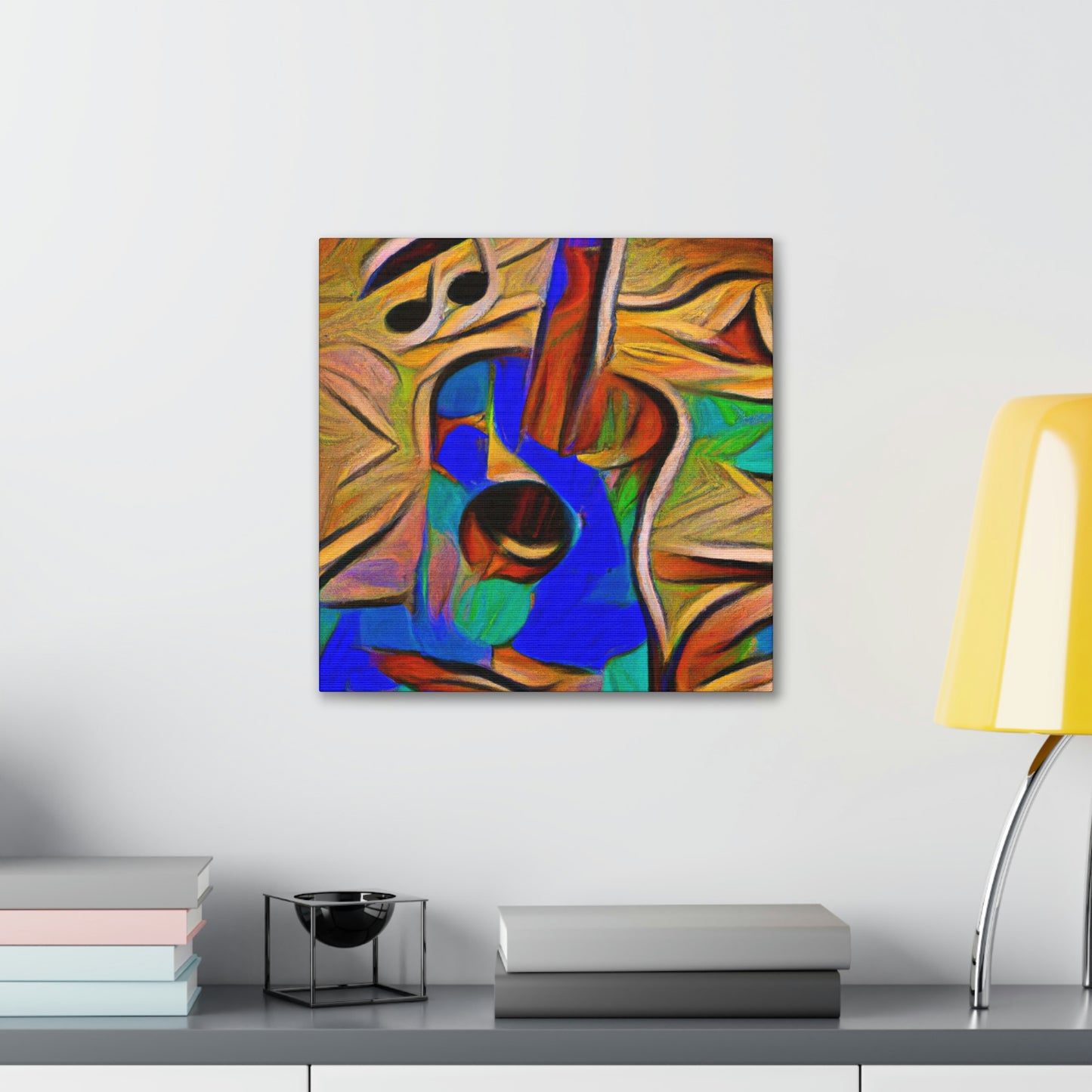 "Acoustic Guitar Resonance" - Canvas