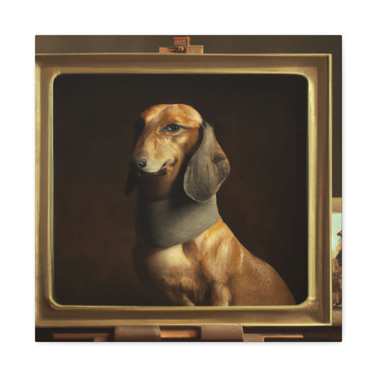 Dachshund in Renaissance - Canvas