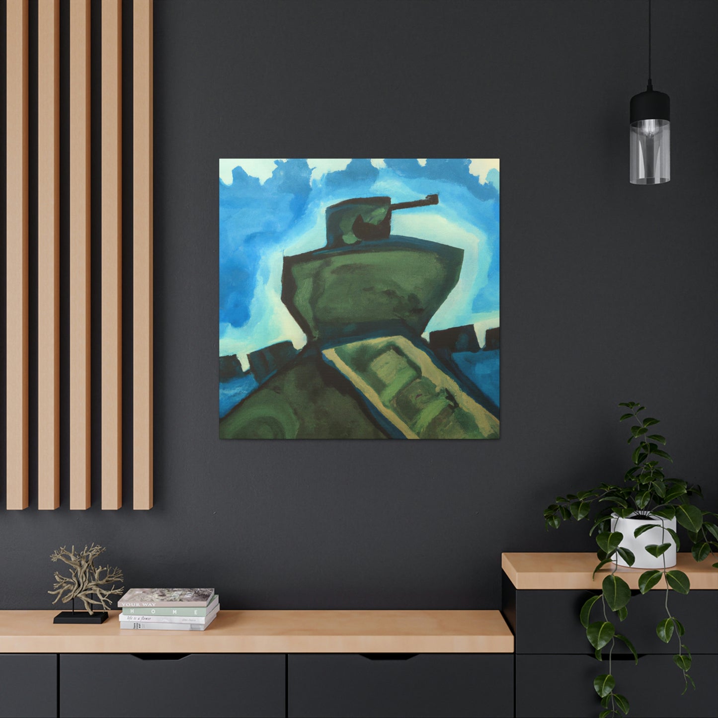 "Tank Turret Abstractions" - Canvas