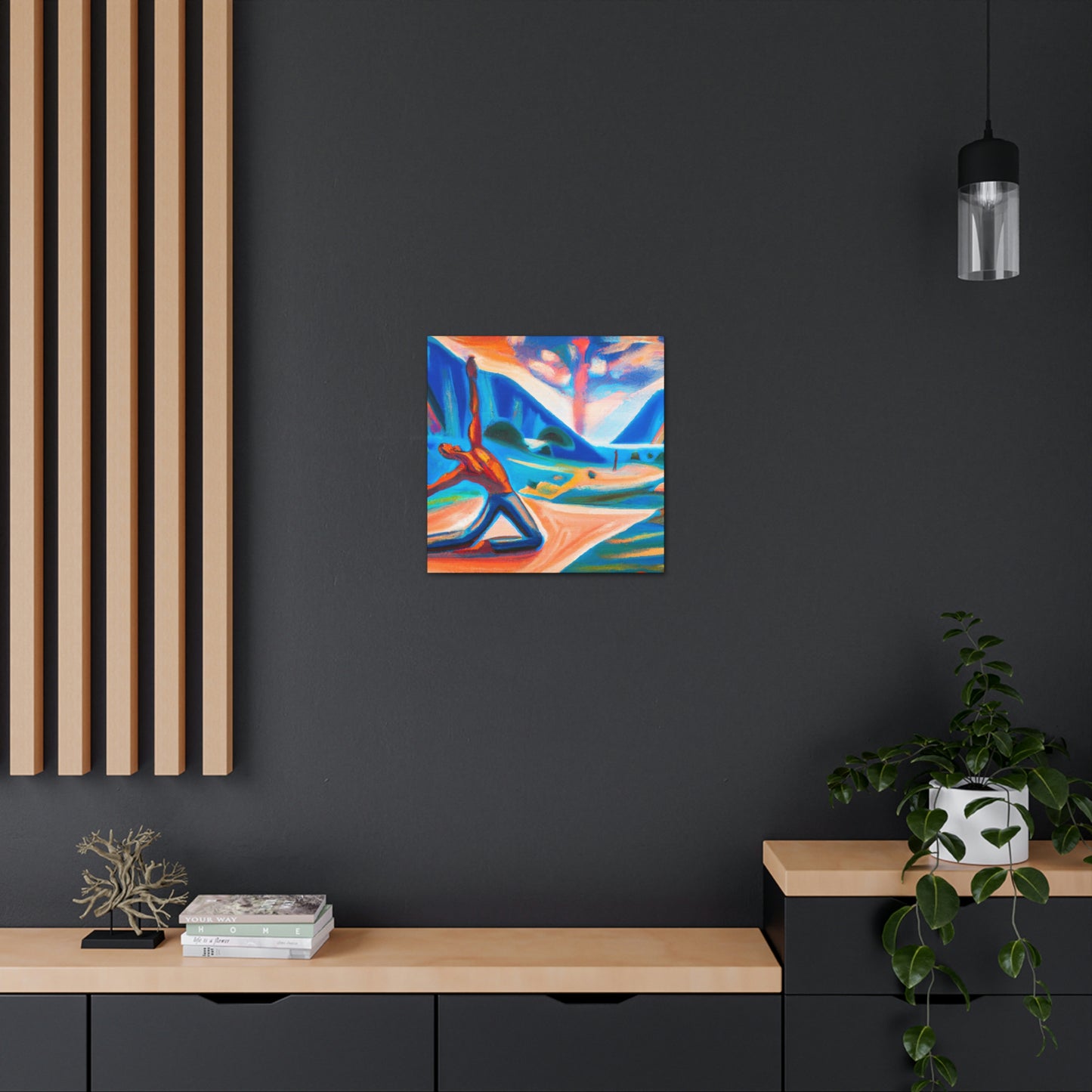 "Yoga at Sunrise" - Canvas