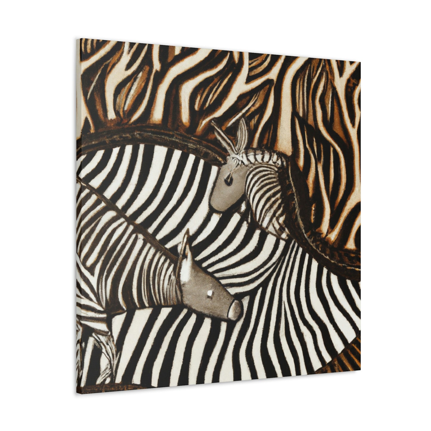 Zebra in Art Deco - Canvas