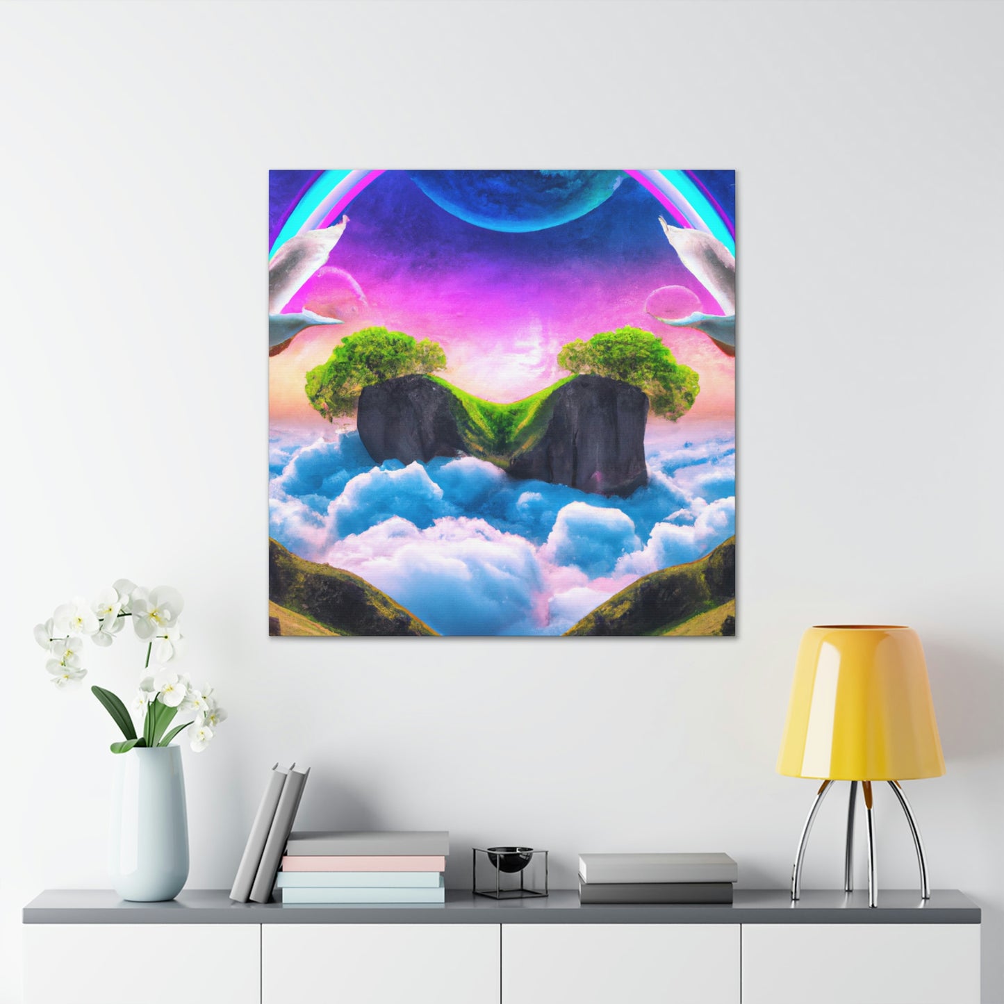 "Dreamy Supernatural Vista" - Canvas