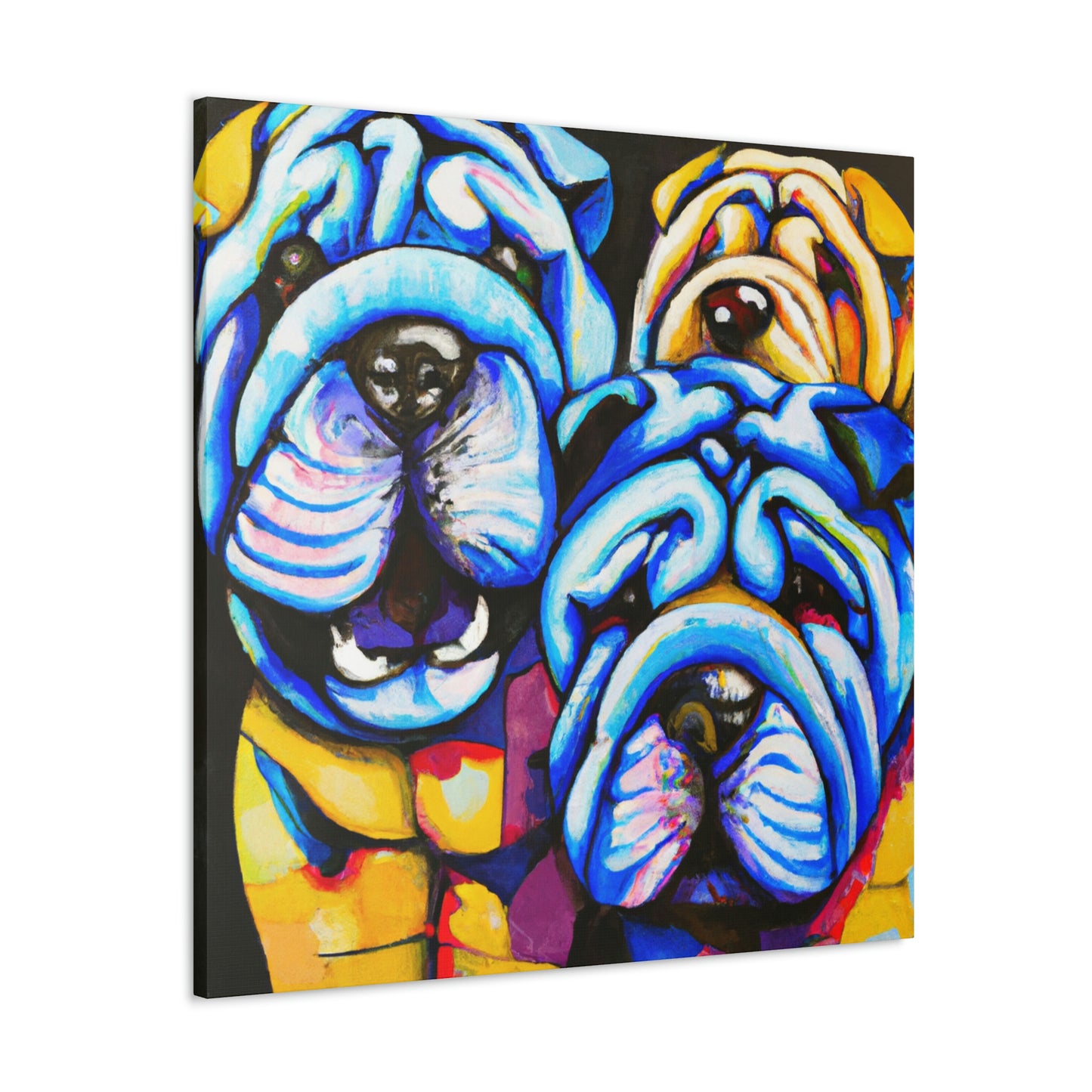 "Shar Pei Abstract Dream" - Canvas