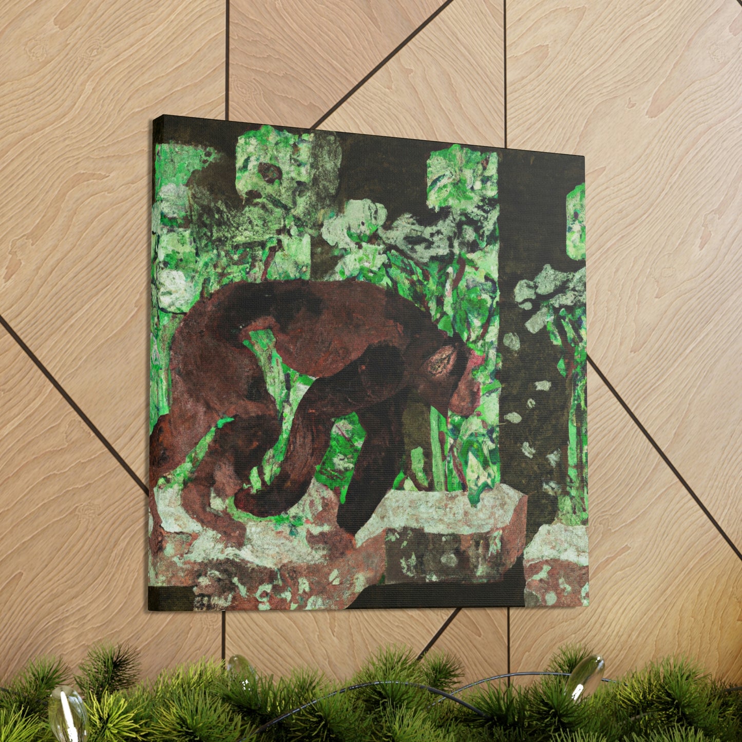 Chimpanzee Art Deco - Canvas