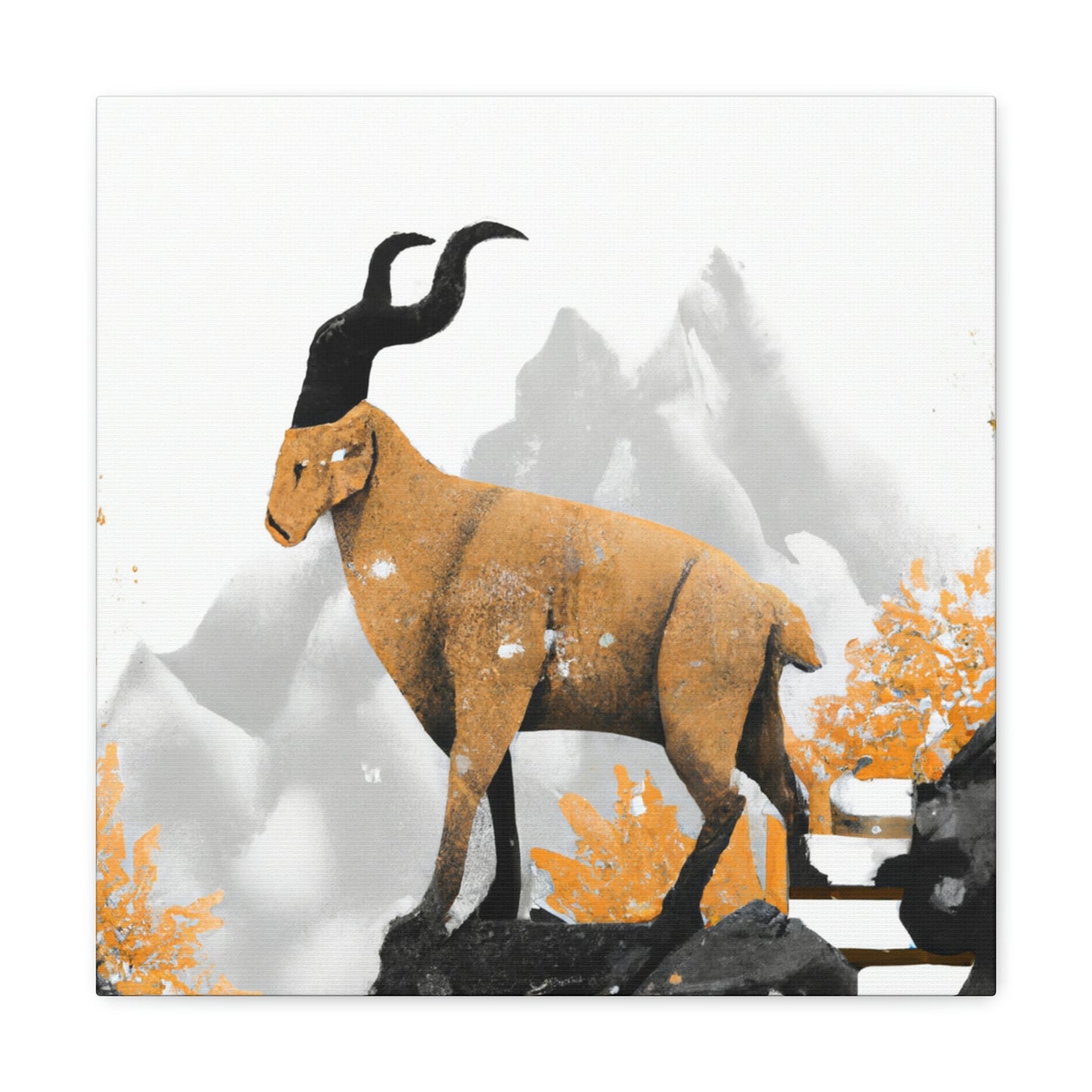 Mountain Goat Splendor. - Canvas