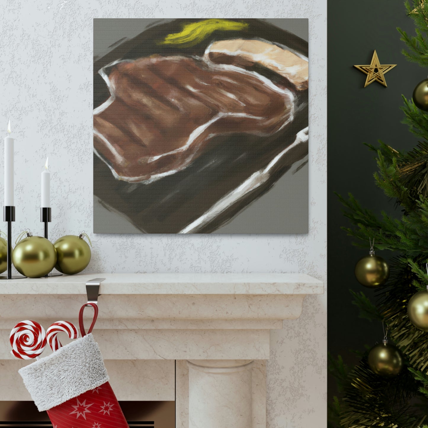 "Steak Barbecue Delights" - Canvas