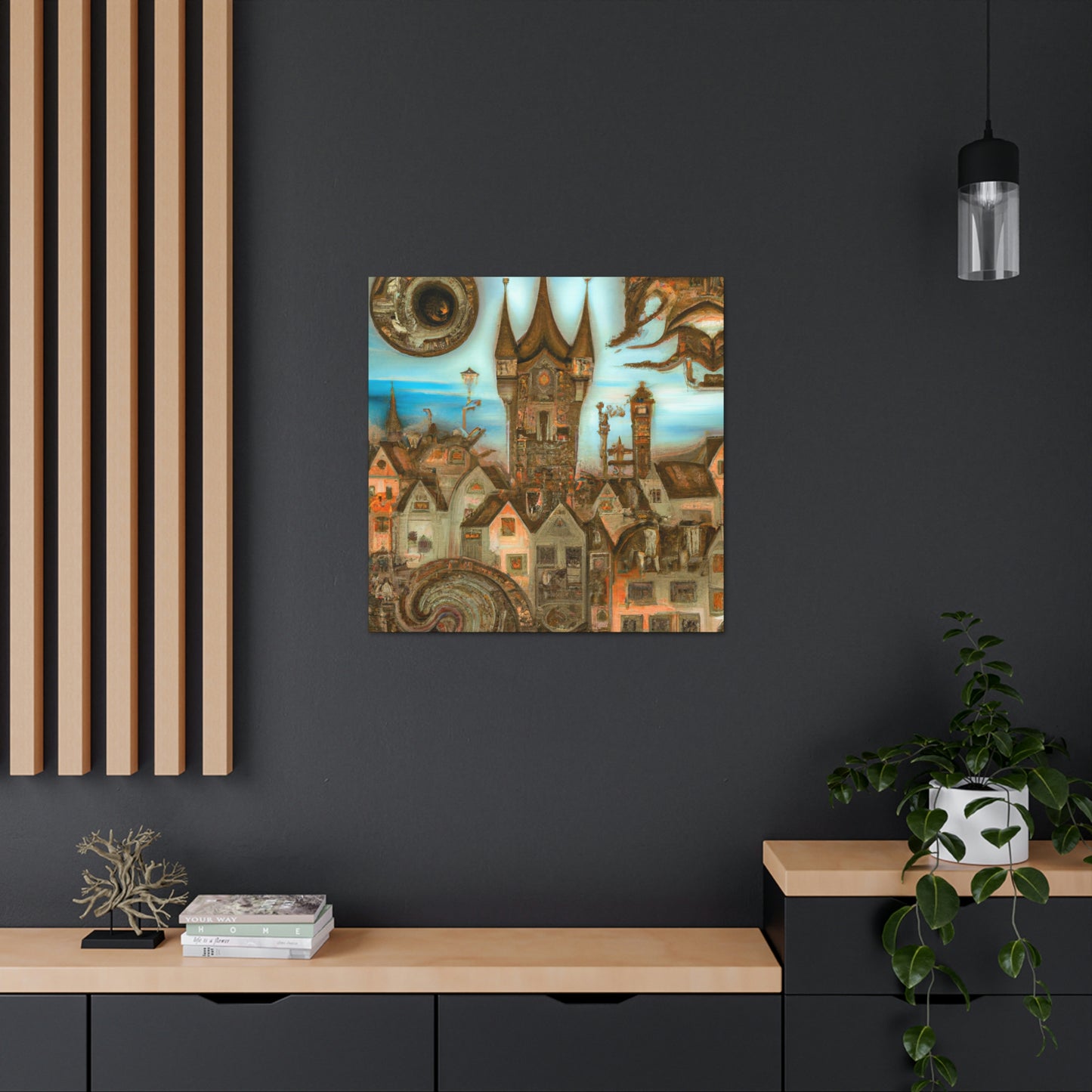 "Tudor Clockwork Dream" - Canvas