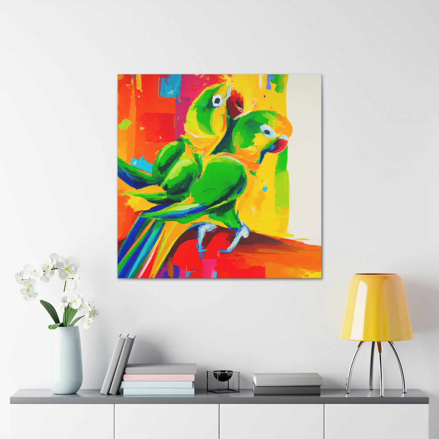 Conures in Simplicity - Canvas