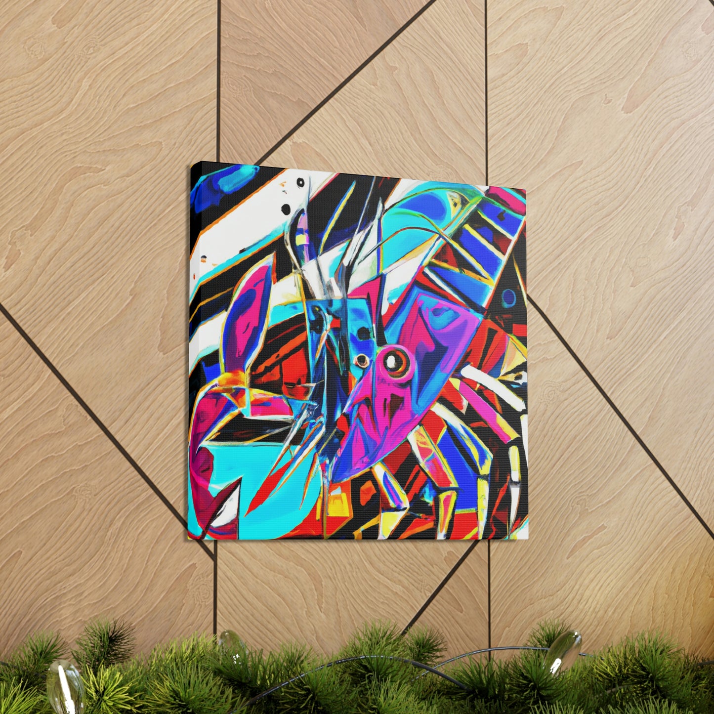 Lobster In Abstraction - Canvas