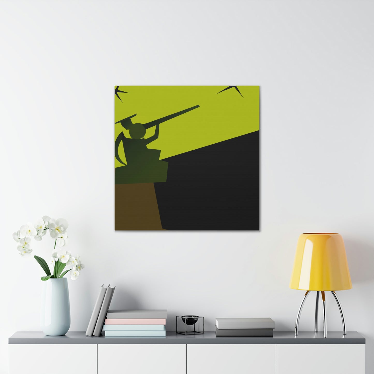 Sniper in Monochrome - Canvas