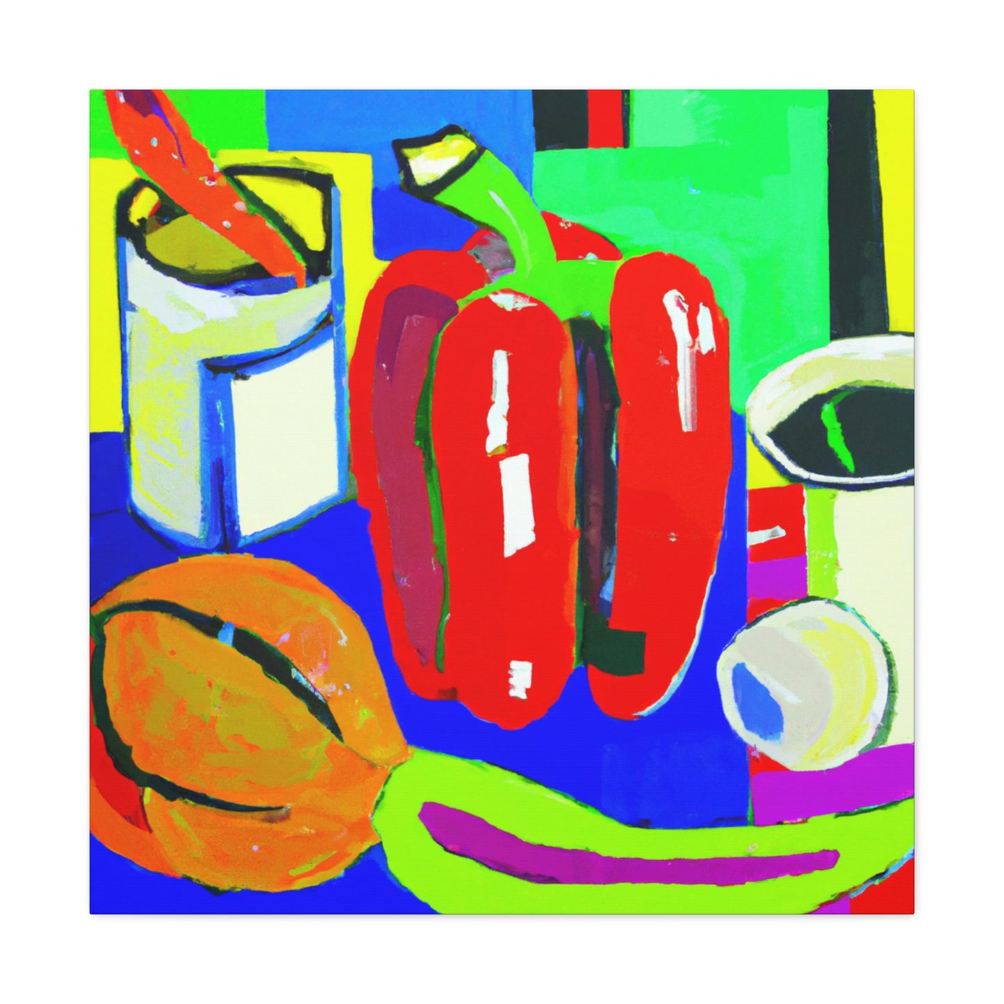 Veggies in Fauvism - Canvas