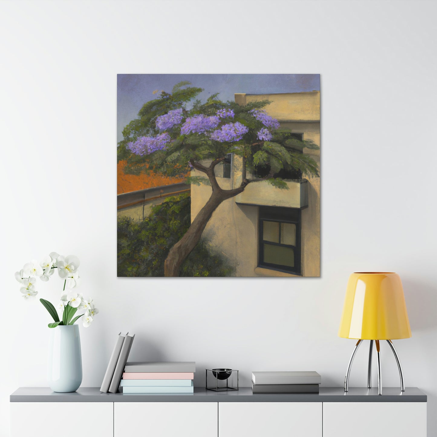 Jacaranda in Expressionism - Canvas