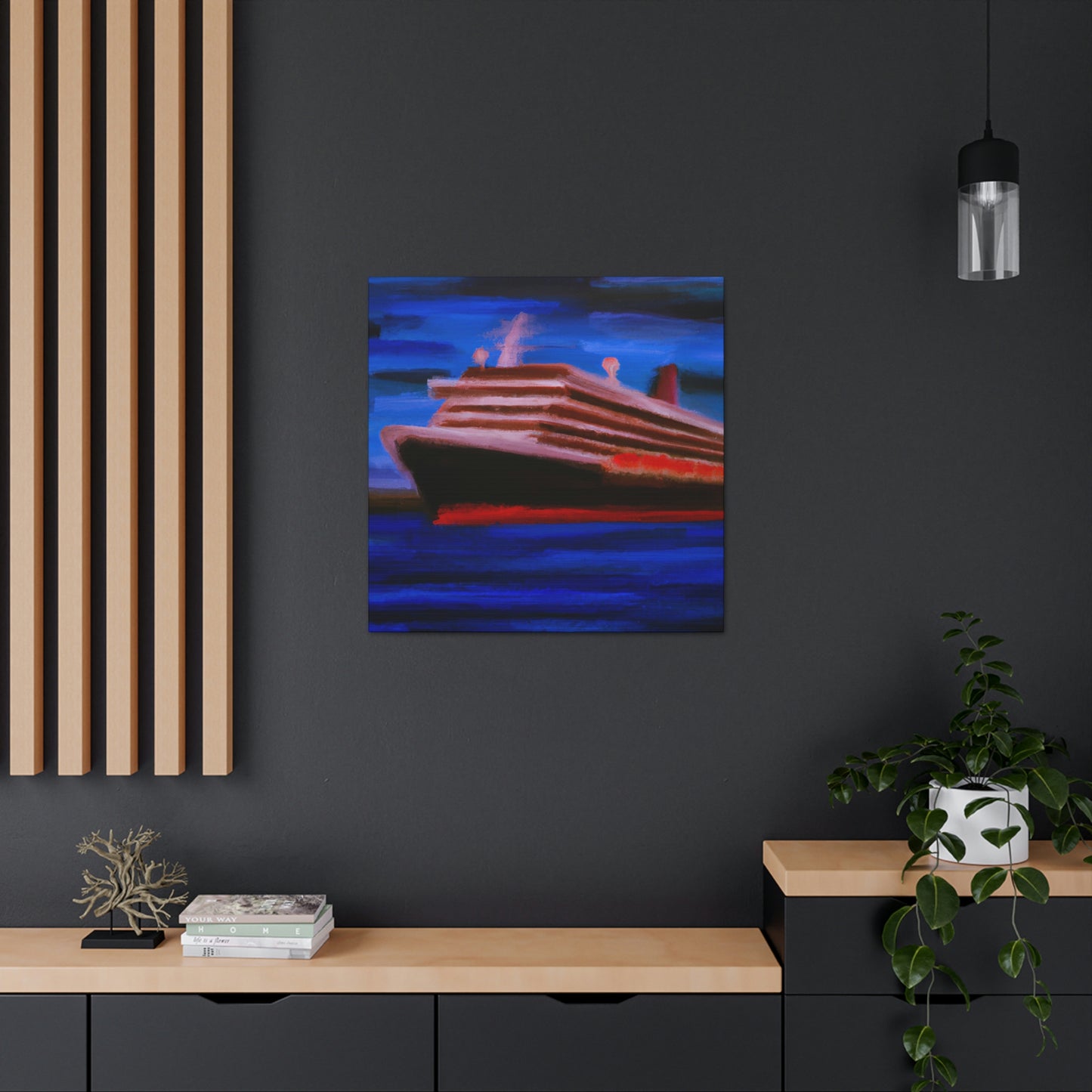 Cruise Ship Simplicity - Canvas