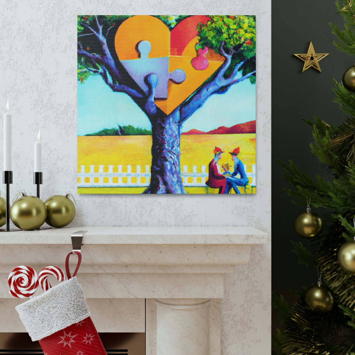 Love Tree in Bloom - Canvas