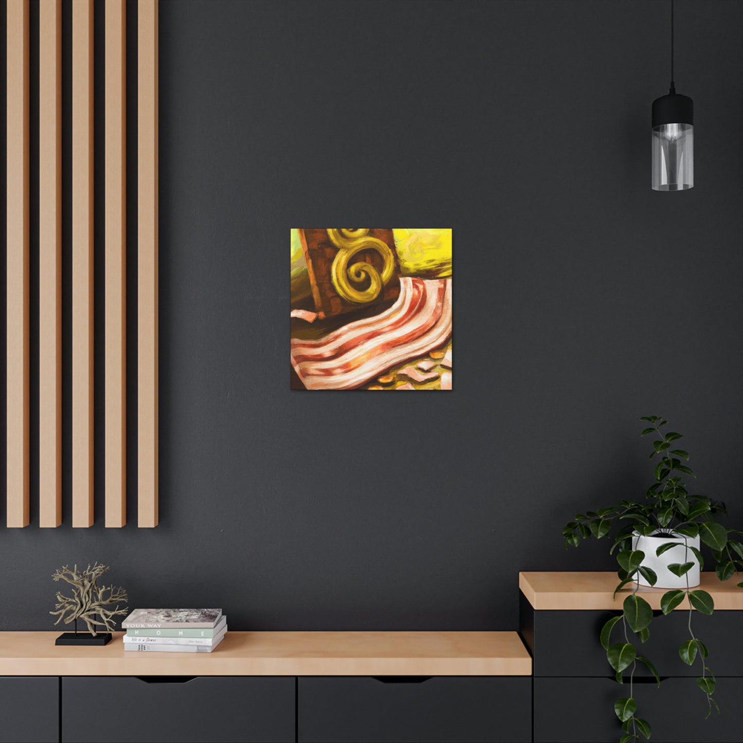 "Bacon In Steampunk Times" - Canvas