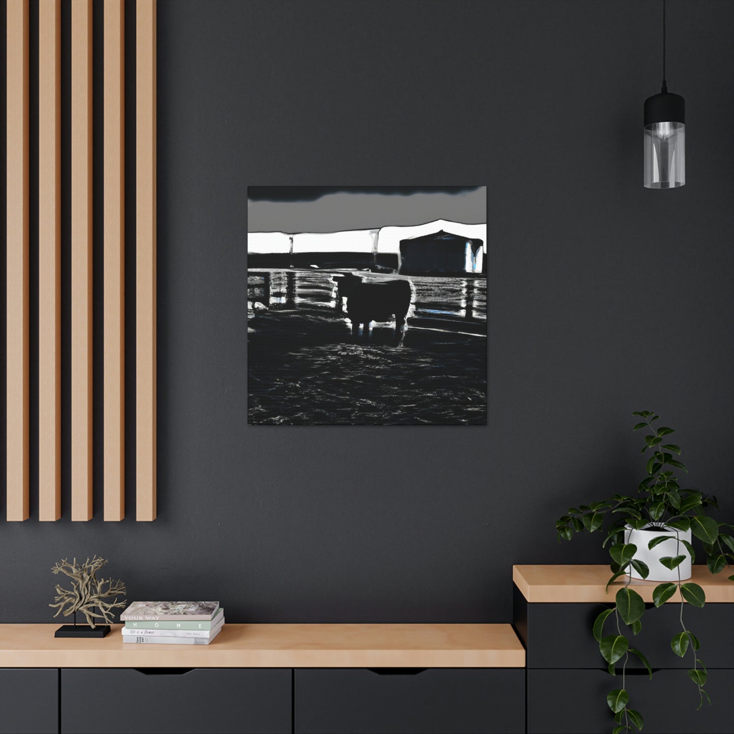 Black Angus Majesty - Canvas