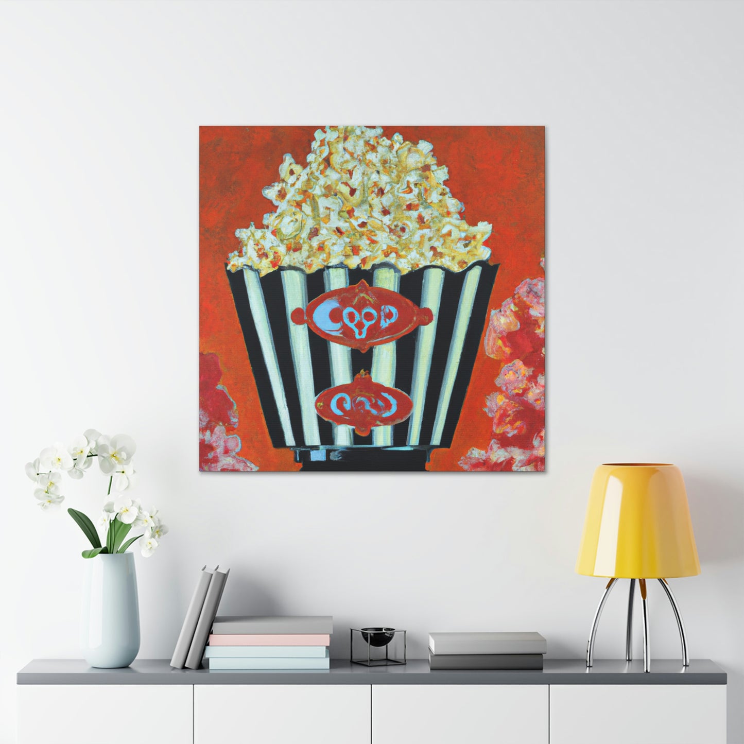 "Surreal Seas of Popcorn" - Canvas