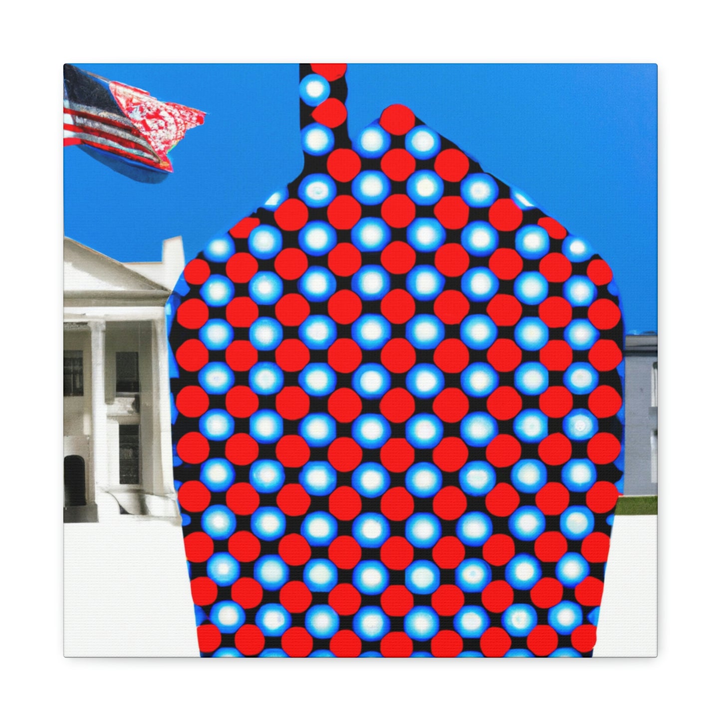 "White House Surreal Dream" - Canvas