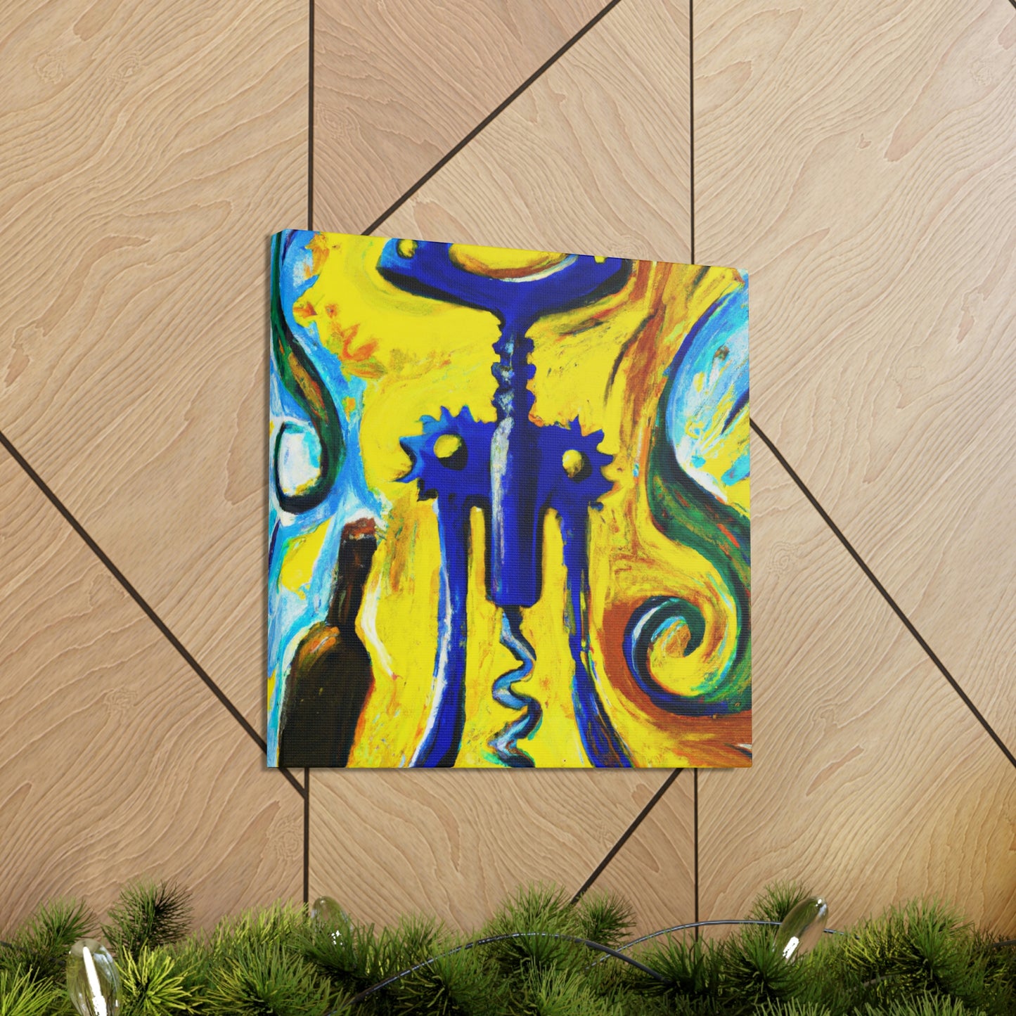 "The Corkscrew's Winding Dance" - Canvas