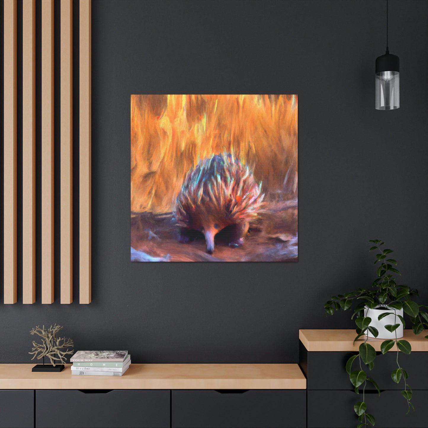 "Echidna's Hidden Beauty" - Canvas