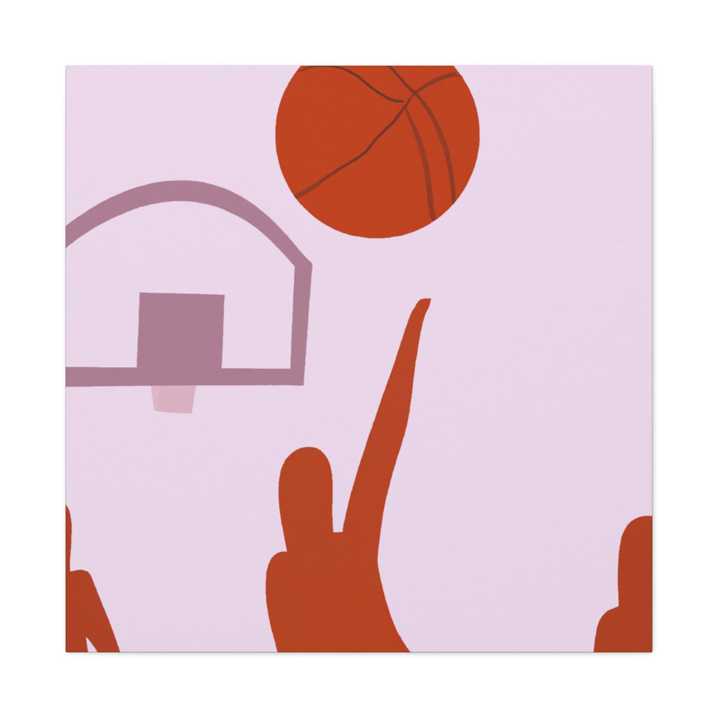 Basketball Icons Minimal - Canvas