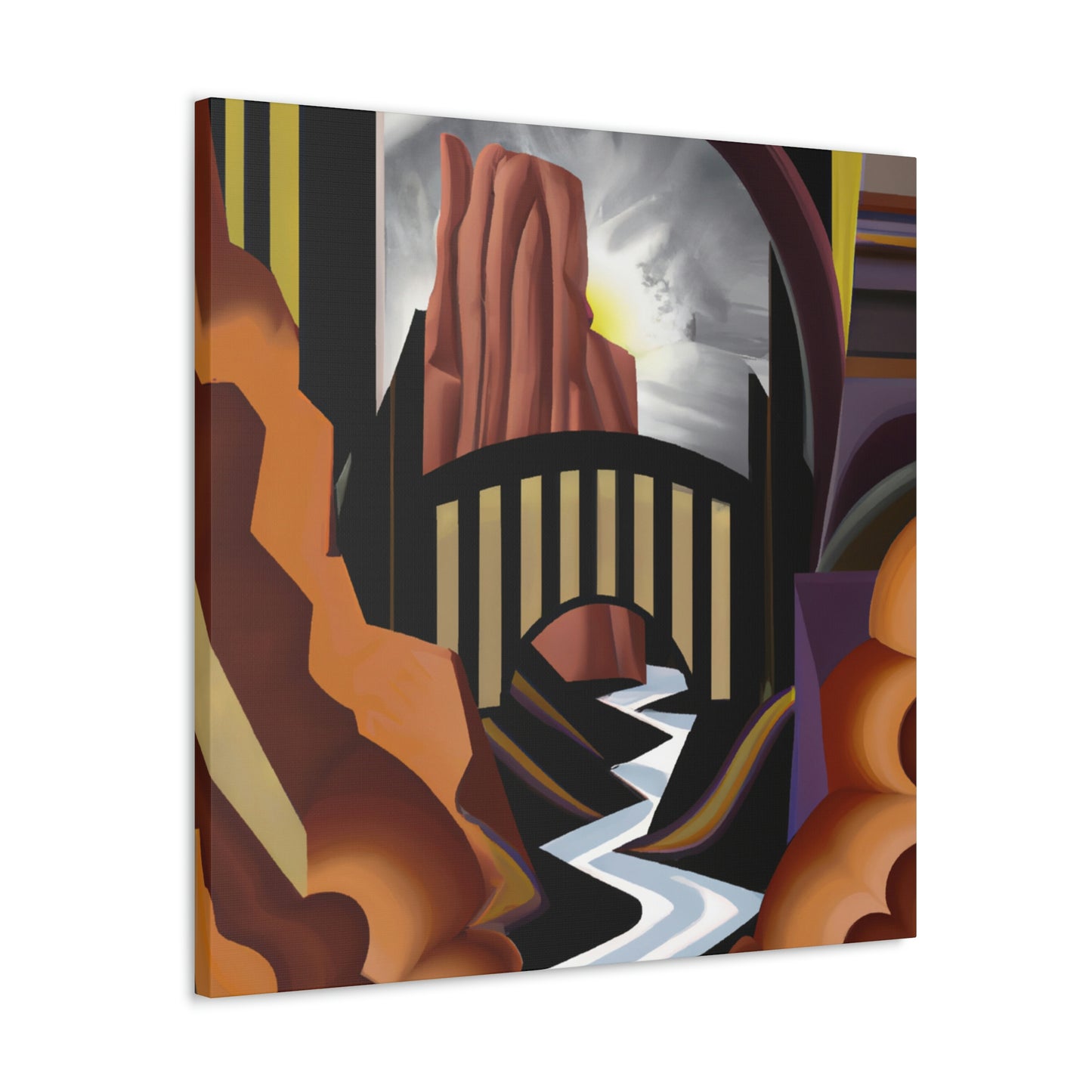 "Canyon of Jazz Age" - Canvas