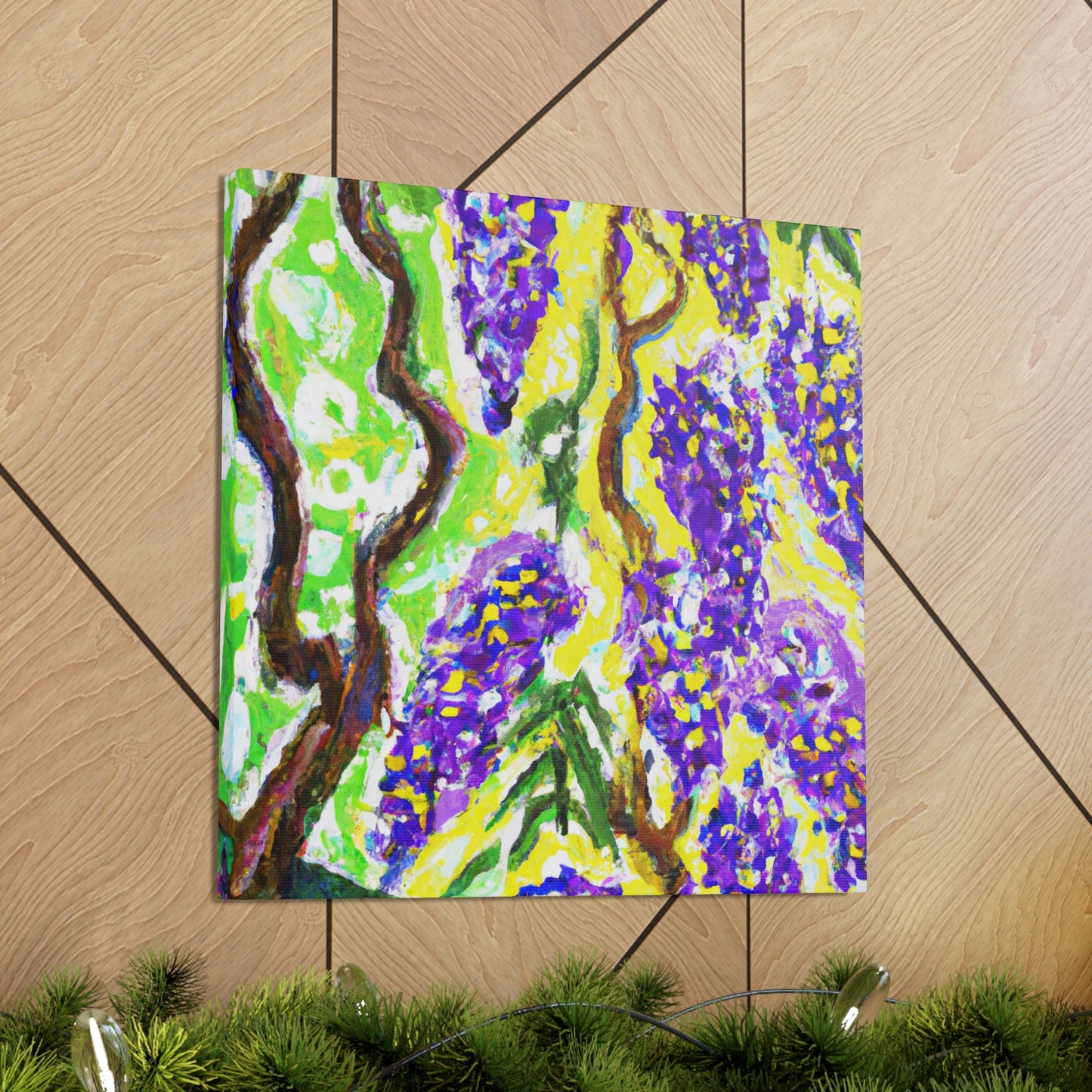 "Wisteria Eden Bloomed" - Canvas