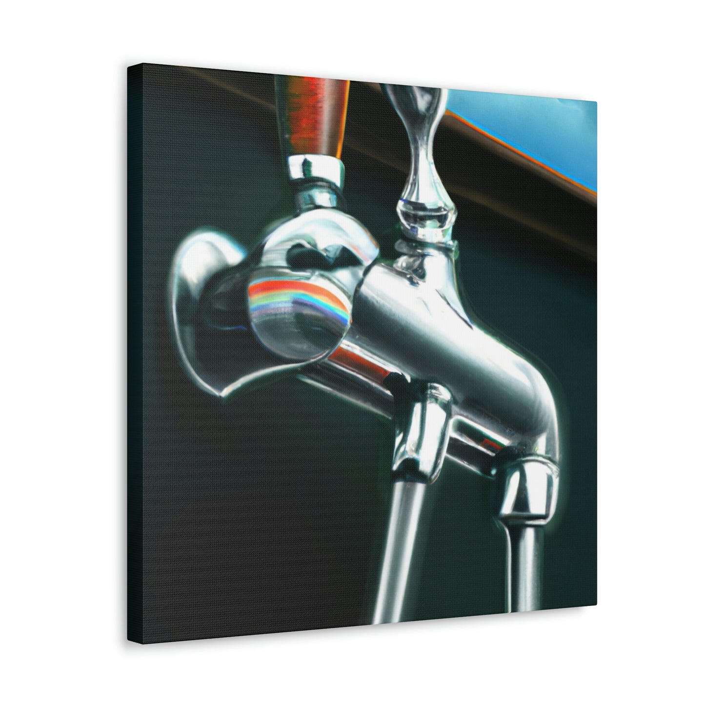 Bar Tap, Hyperrealism - Canvas