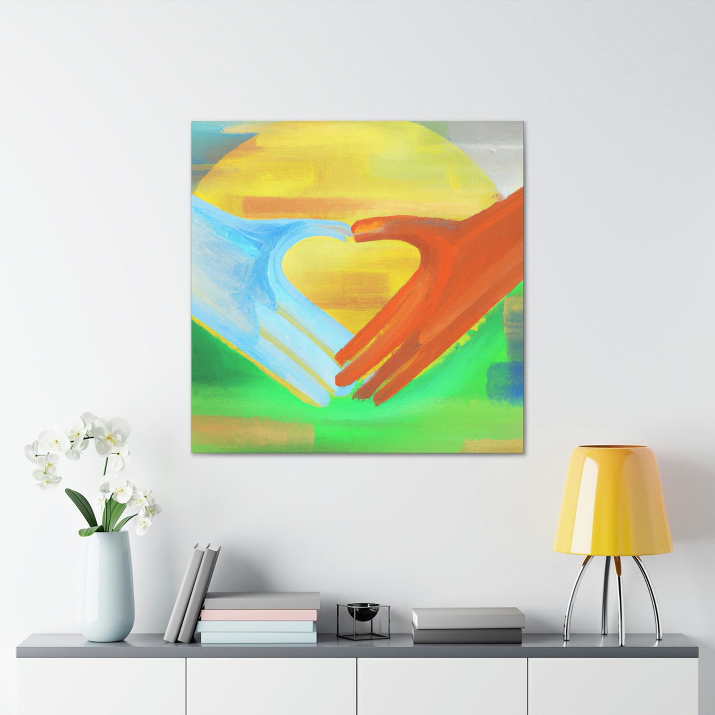 United Through Hands - Canvas