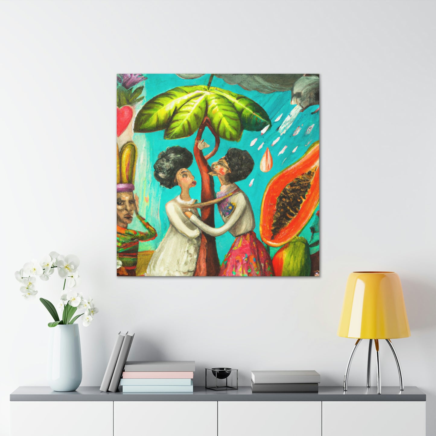 Love in the Rain - Canvas