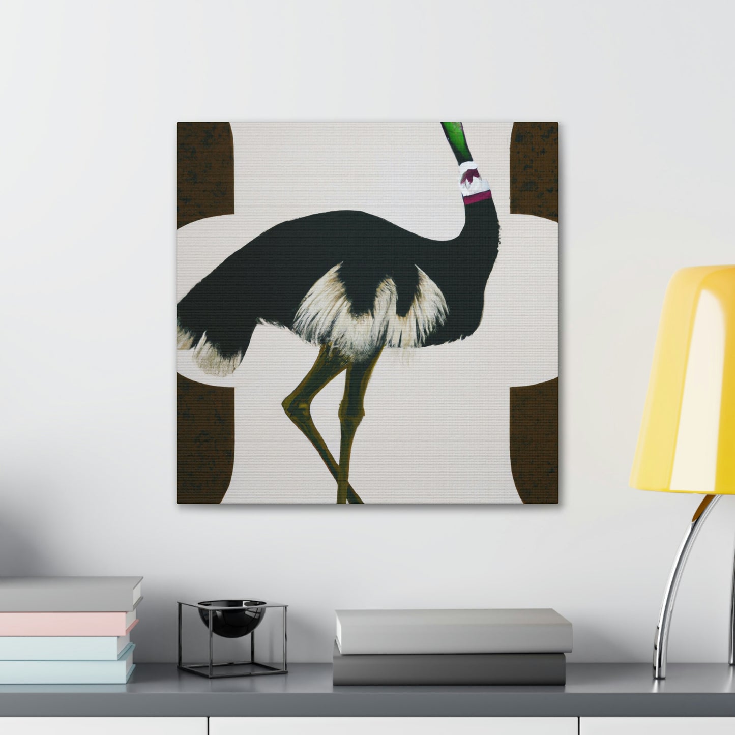 "Emu's Epic Ascent" - Canvas