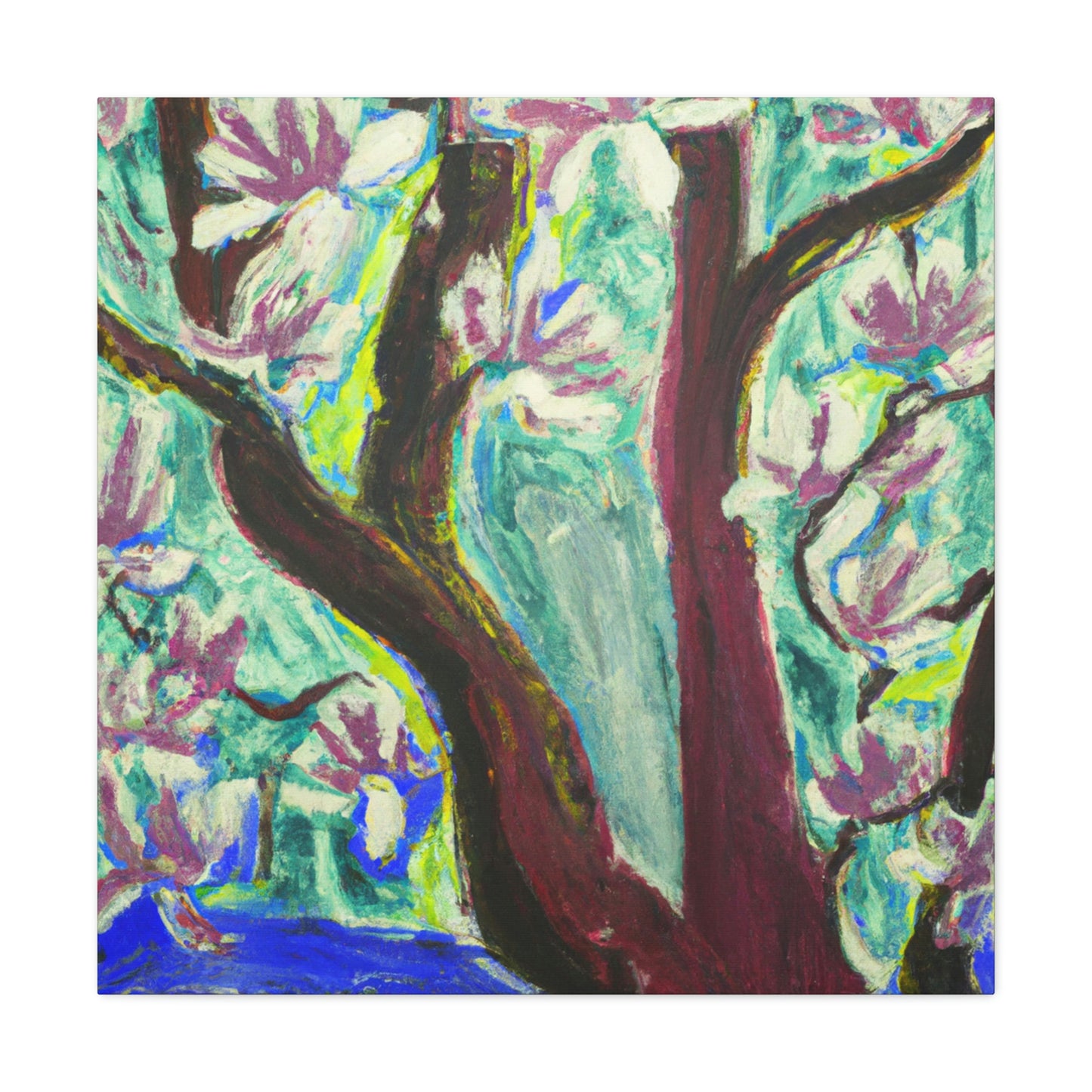 "Magnolia Through Expressionism" - Canvas